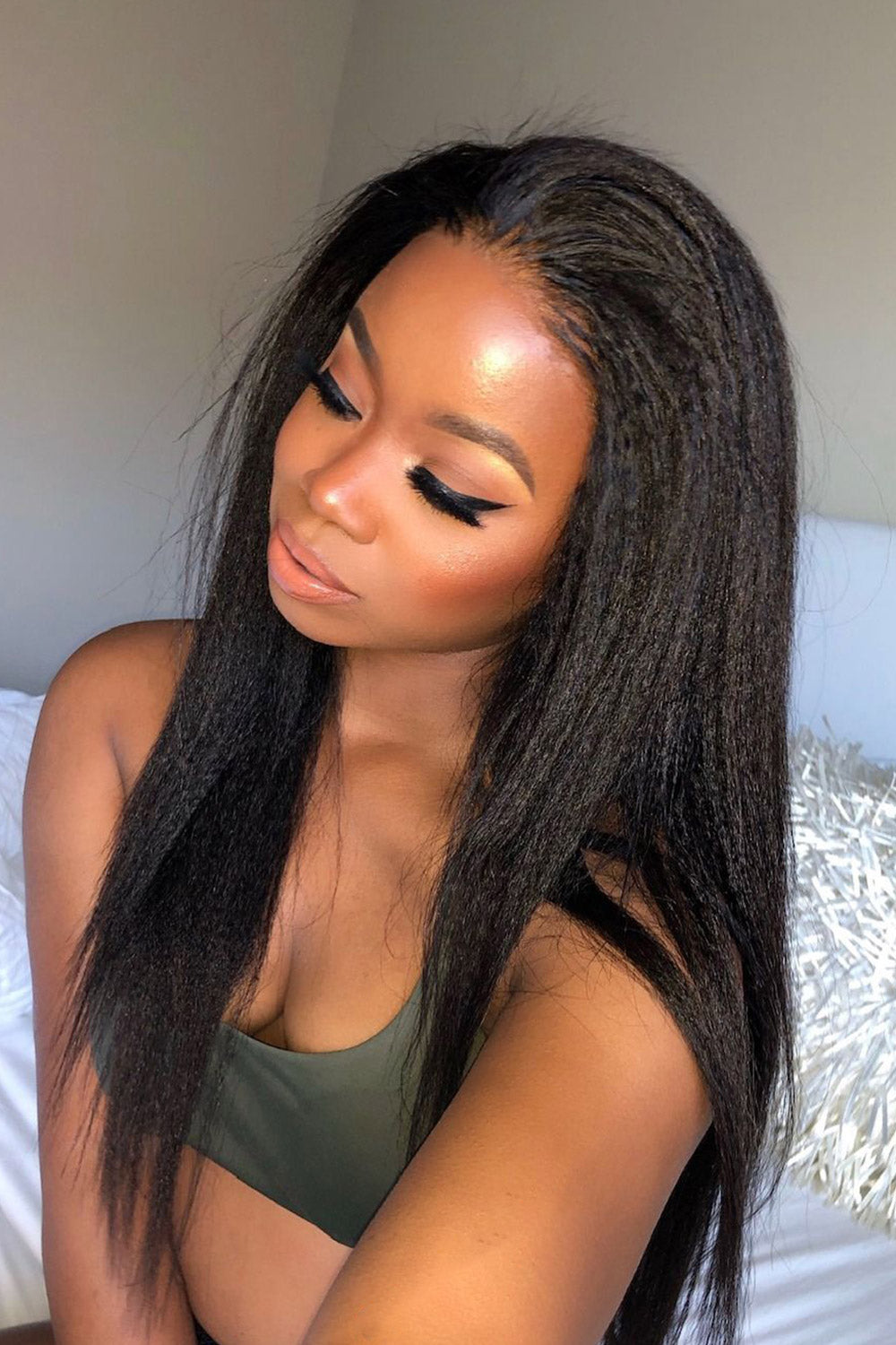 13x4 Kinky Straight Glueless Lace Wig | HD Lace & Transparent Lace | 200% & 250% Density | Boruihair 100% Human Hair