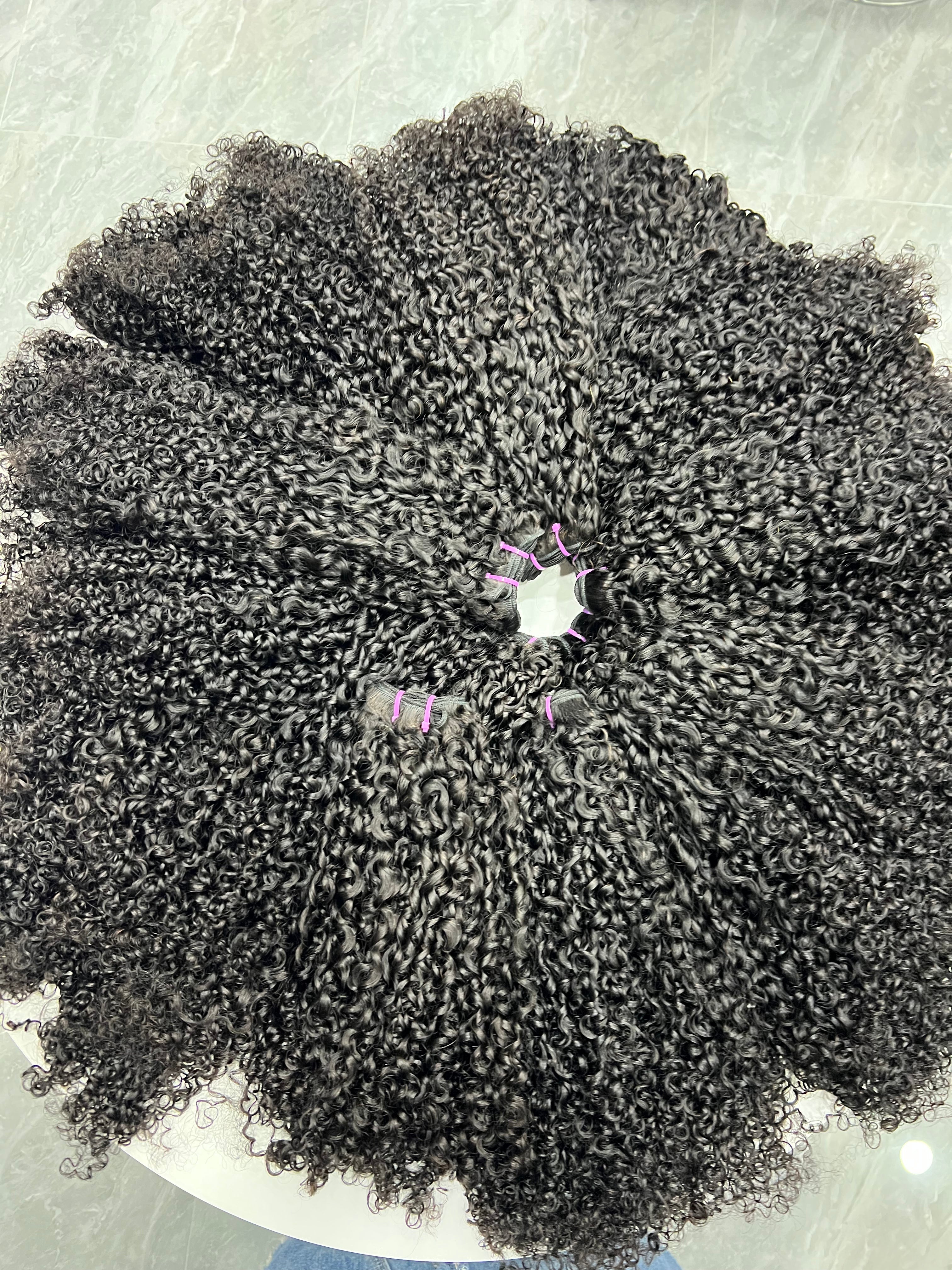 3PCS 12A Virgin Hair Pixie Curly Hair Bundles | 100% Human Hair