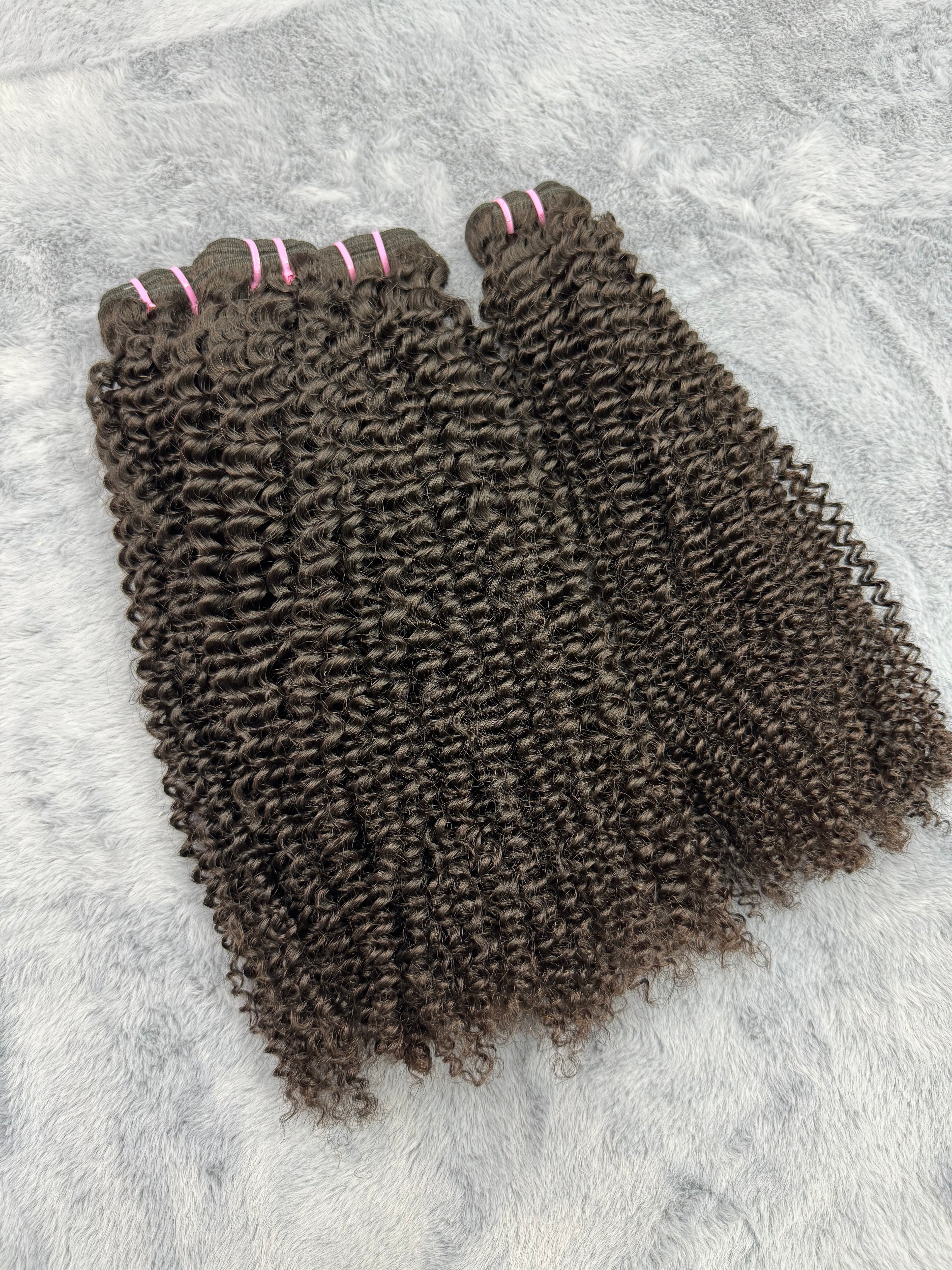 4PCS Jerry Curly Top Vrigin Hair Bundles | 12–30 Inch |Boruihair | 100% Human Hair