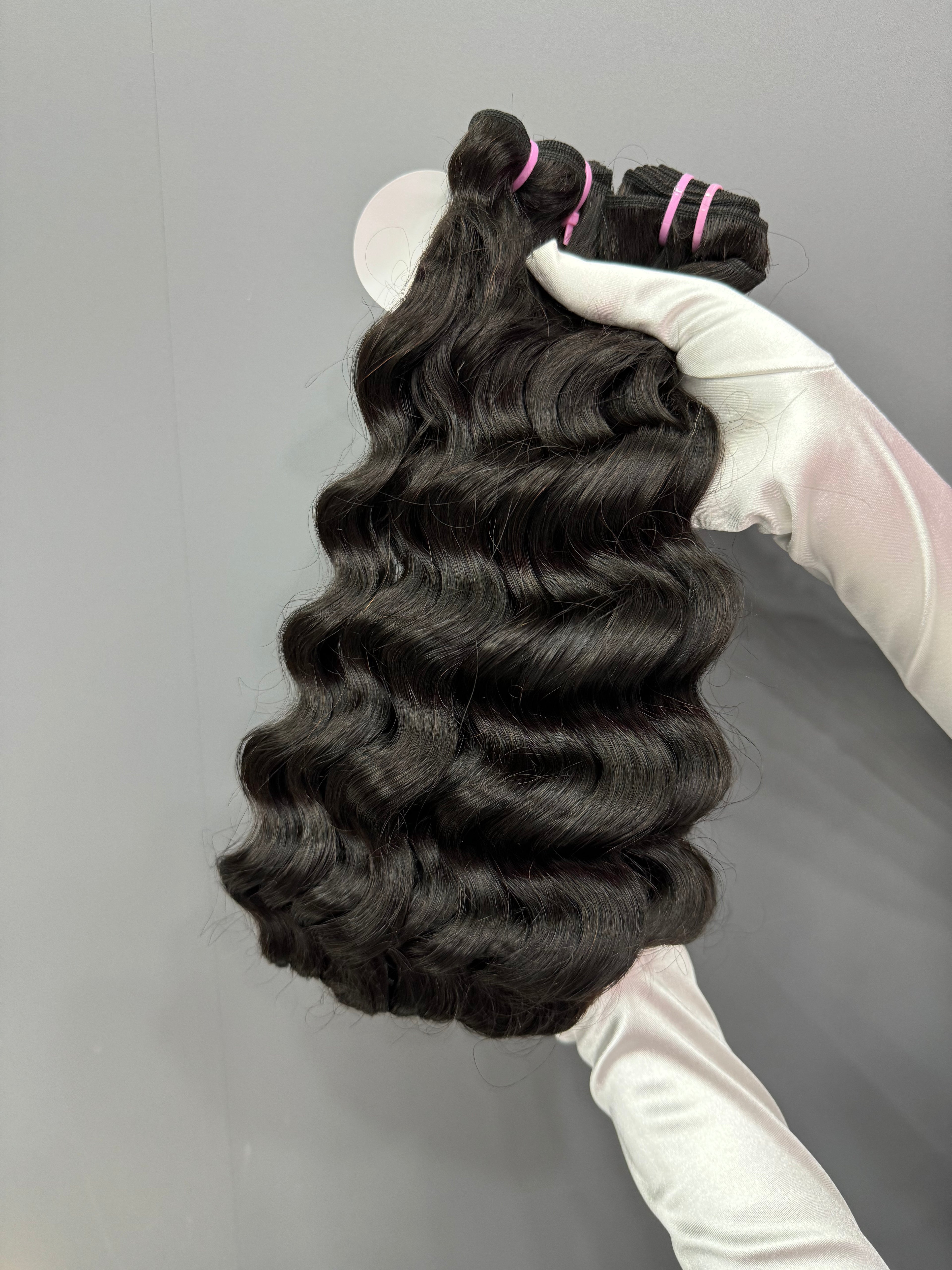 3PCS Loose Deep Top Virgin Hair Bundles | 12–30 Inch |  Boruihair |  100% Human Hair