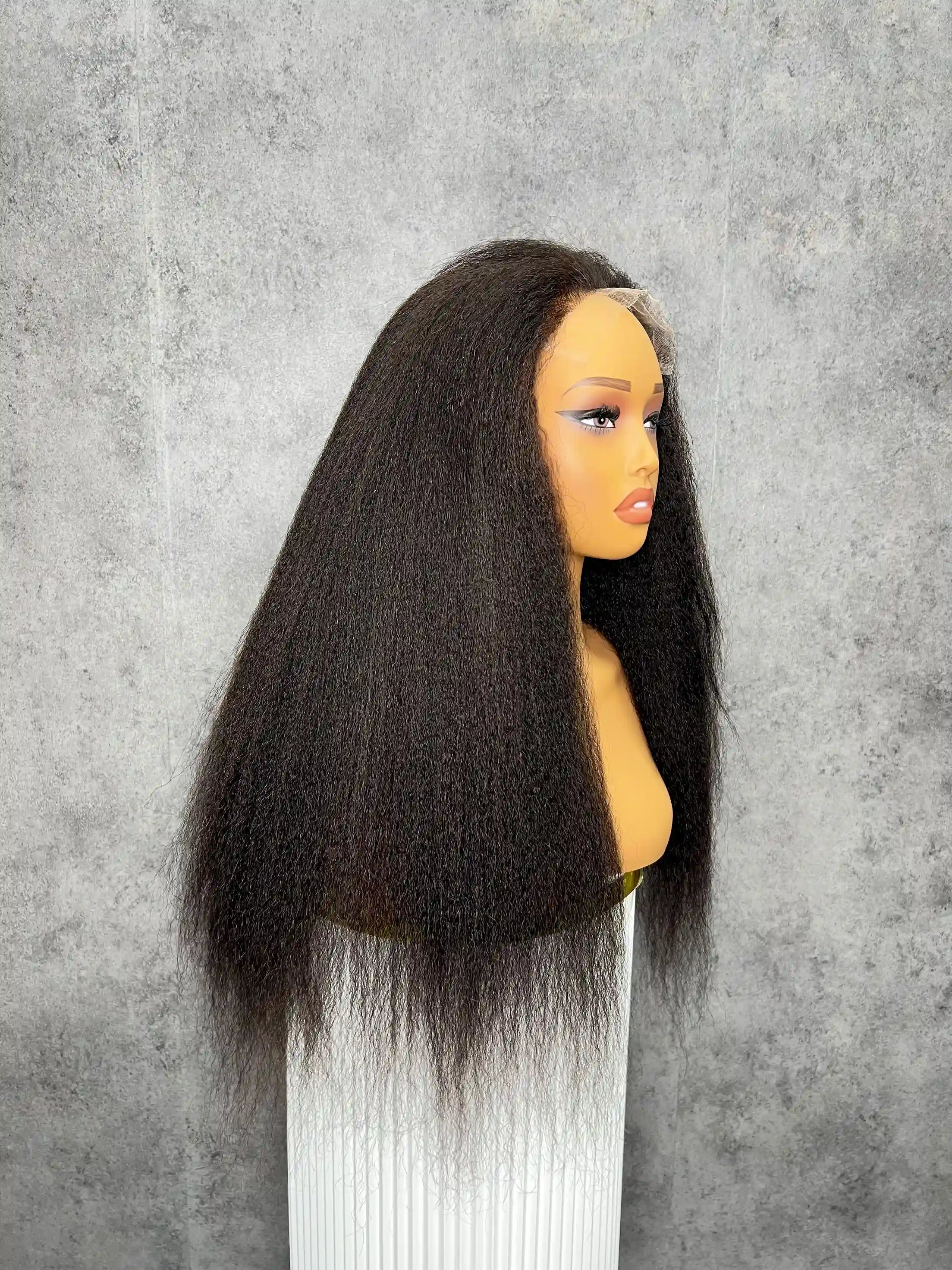 Kinky Straight HD Lace Wig | 180% & 200% | 5x5,6x6 & 7x7 Closure | 100% Human Hair | Boruihair