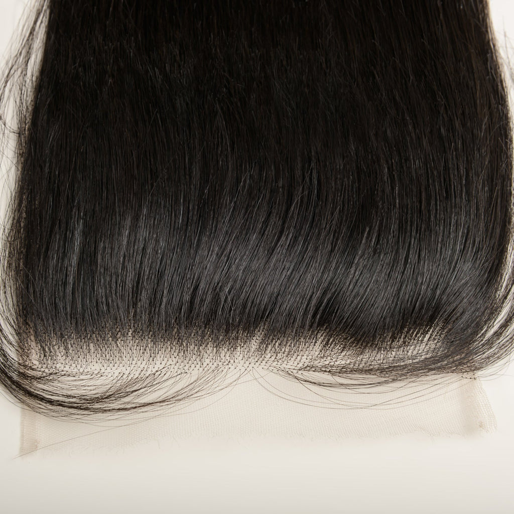 Straight Lace 4x4 & 5x5 Closures | 12–22"| 100% Human Hair | Transparent & HD Lace | Boruihair
