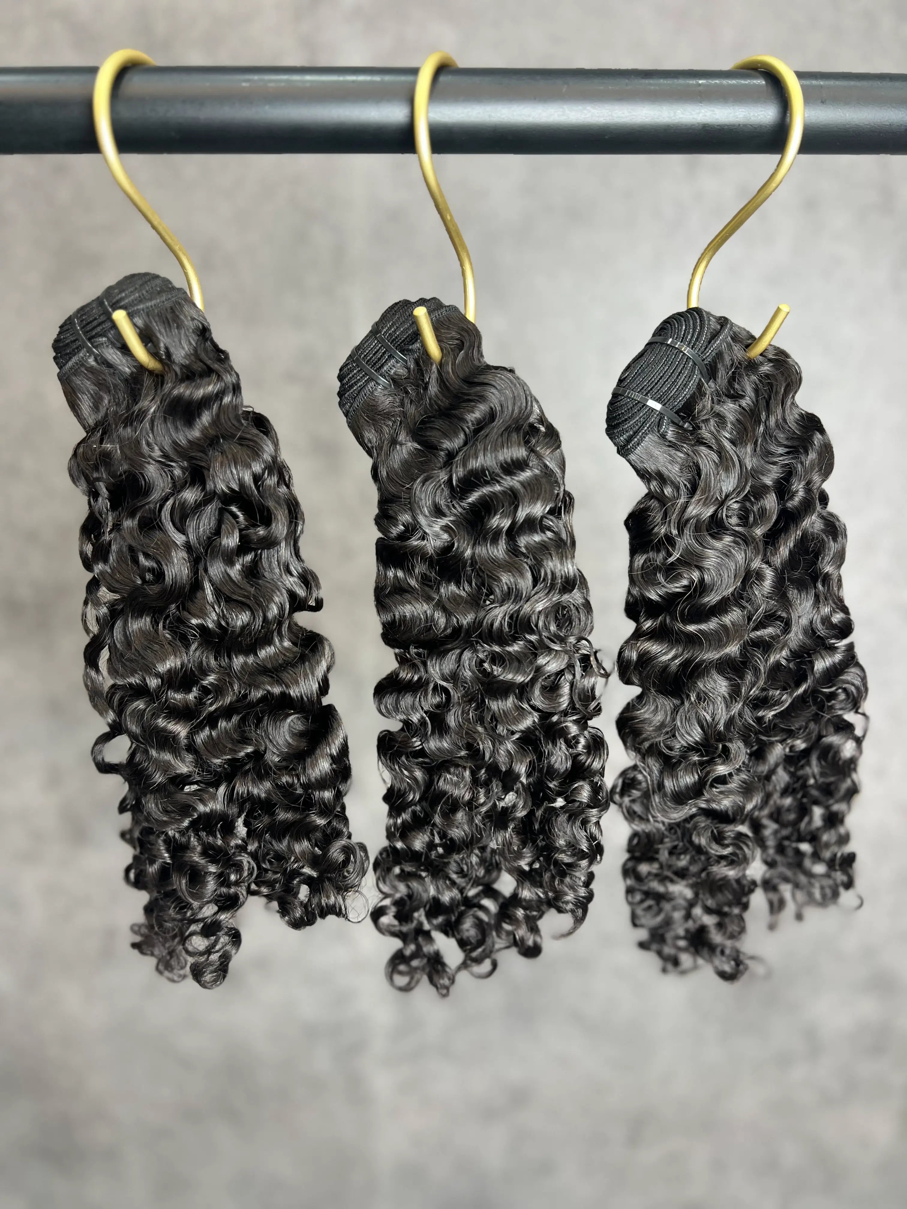 3PCS Burmese Curly B Top Virgin Hair Bundles | 12–30 Inch | Boruihair | 100% Human Hair