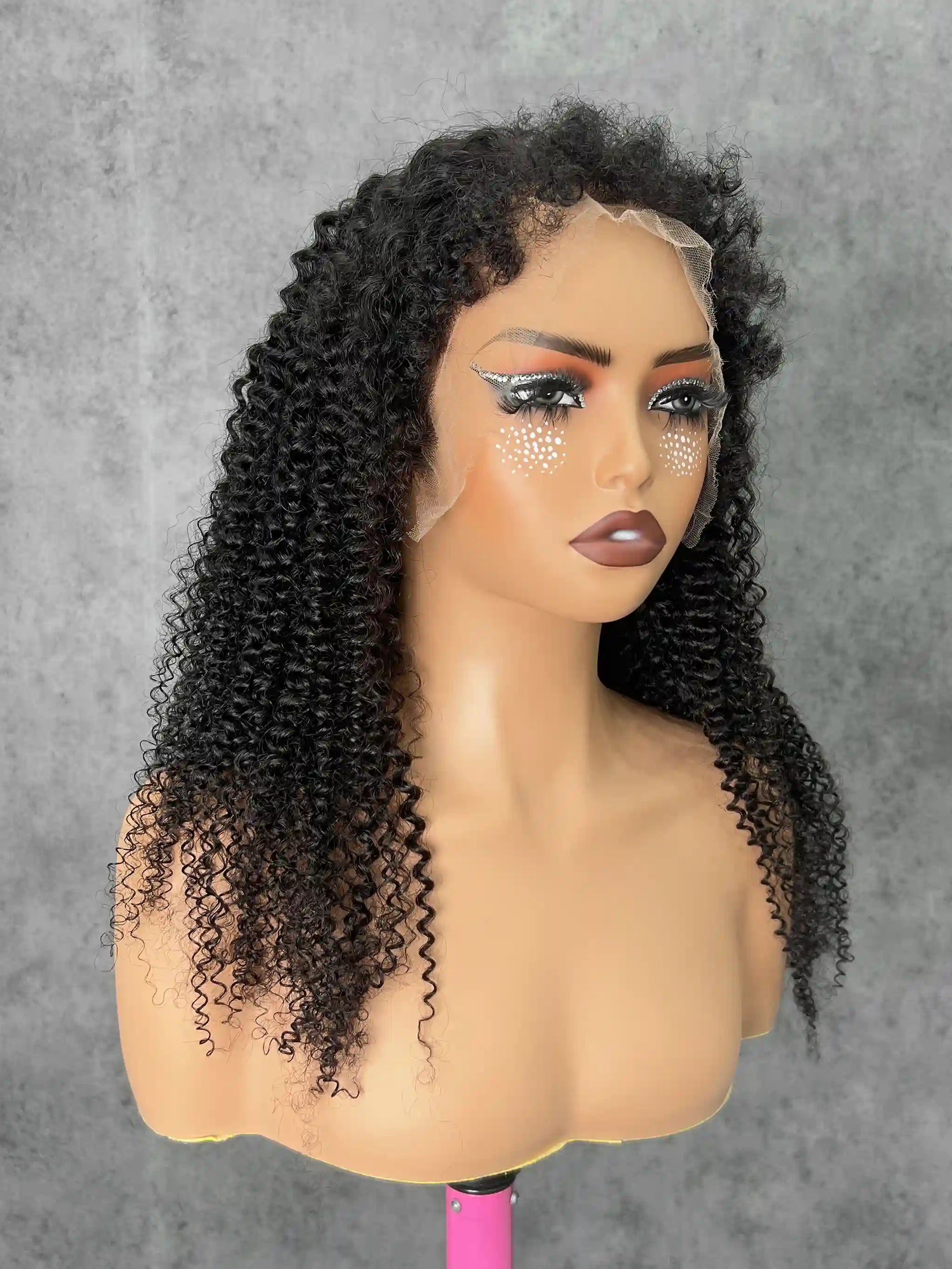 4C Edges Baby Hair Lace Wig | 13x4 & 13x6 HD Lace Frontal Wig| Natural Hairline Kinky Curly Wig