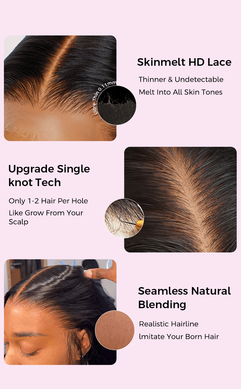 Body Wave HD Frontal Lace Wig | 13x4, 13x6 Frontal | 100% Human Hair | Boruihair