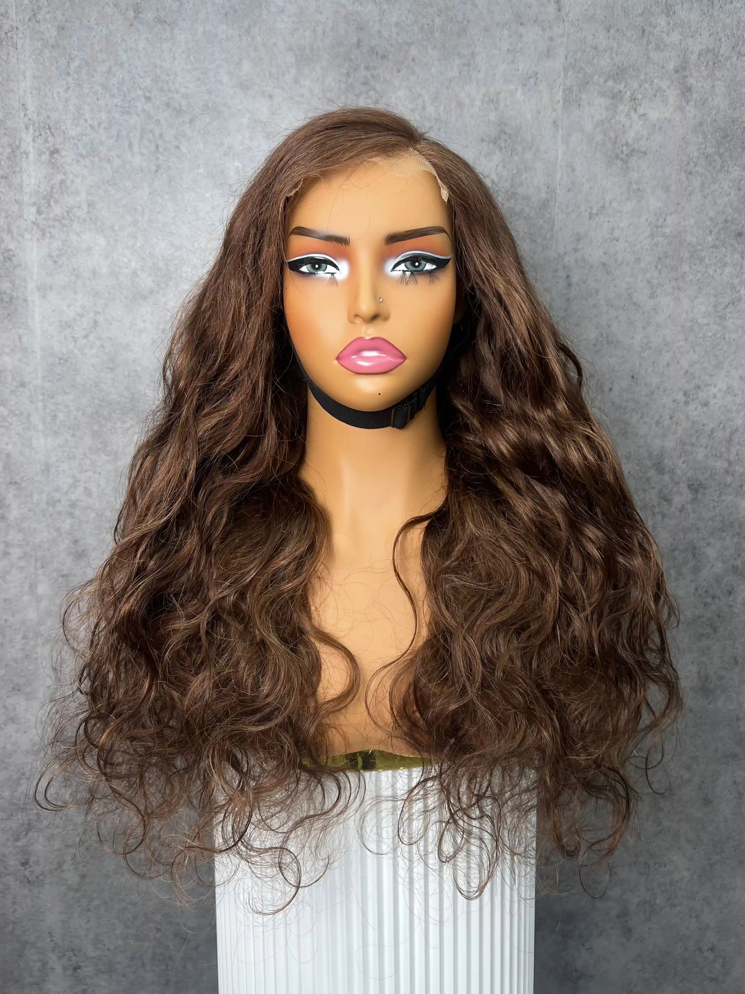 4# Body Wave 250% Density HD Closure Lace Color Wig | 5x5,6x6 & 7x7 Closure |  100% Human Hair | Boruihair