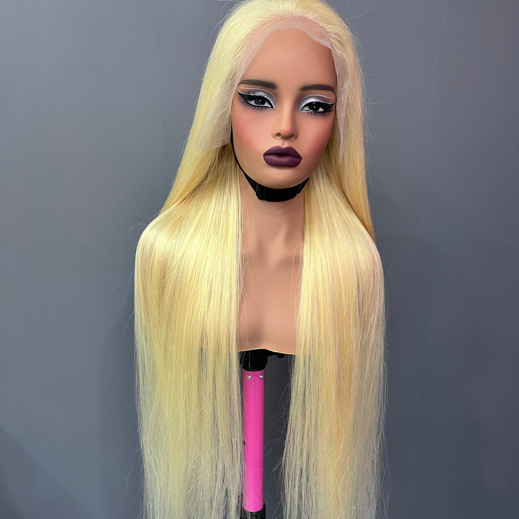 180% Blonde 613# Straight HD Lace Color Wig | 13x4,13x6 Frontal | 100% Human Hair | Boruihair