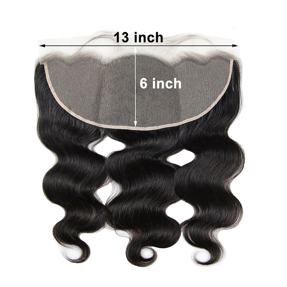 Body Wave 3PCS Bundles & 1PC 13x6 Lace Frontal | Transparent & HD Lace | 100% Human Hair | Top Virgin Hair