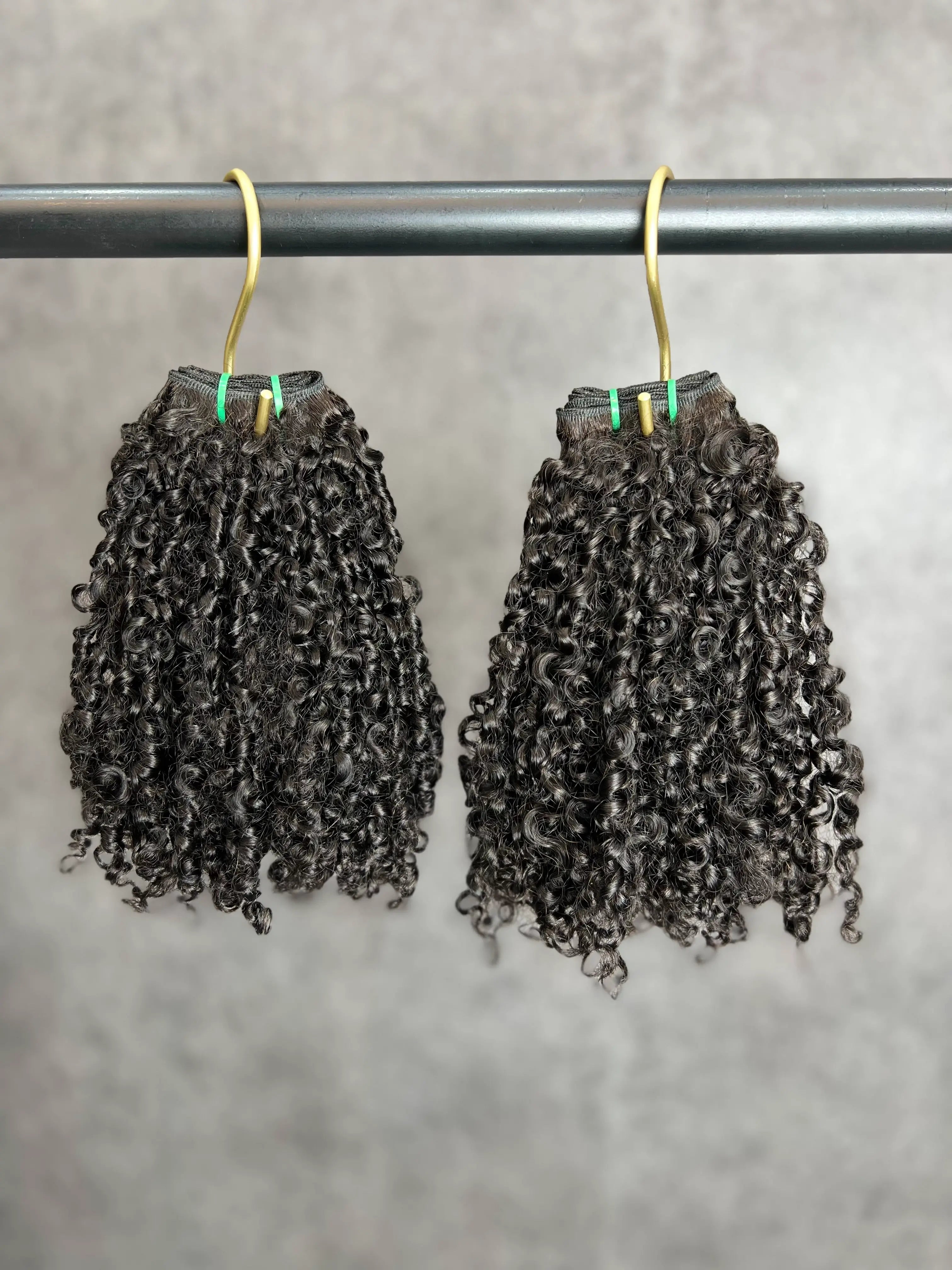 3PCS Super Double Drawn  Pixie Curly Vietnamese Hair Bundles | 12–30 Inch |  Boruihair | 100% Human Hair