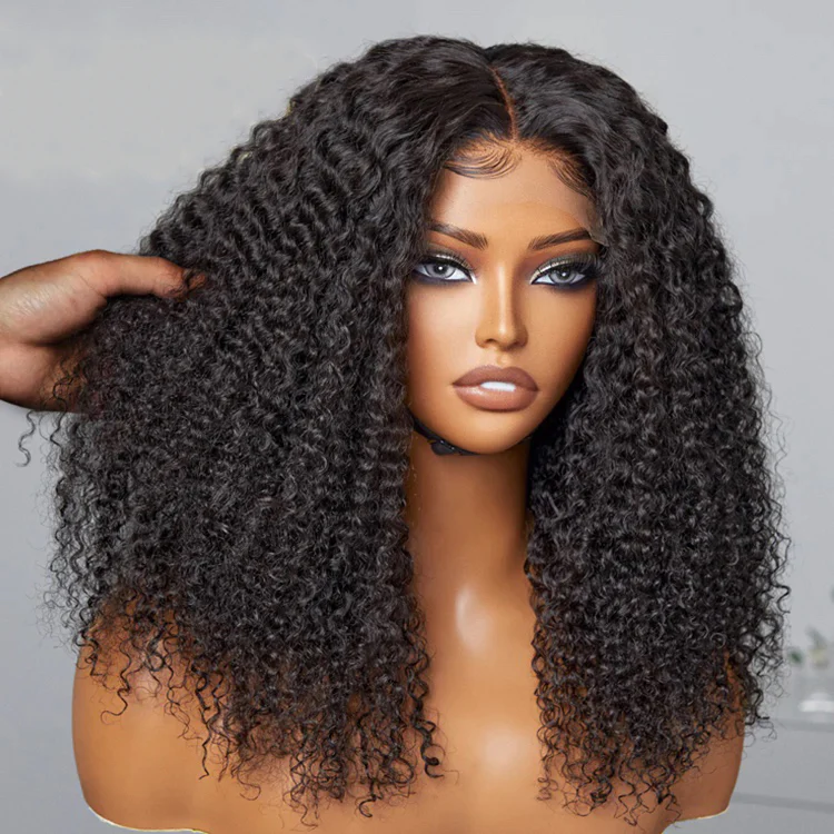 13x4 Kinky Curly Glueless Lace Wig | HD Lace & Transparent Lace | 200% & 250% Density | Boruihair 100% Human Hair