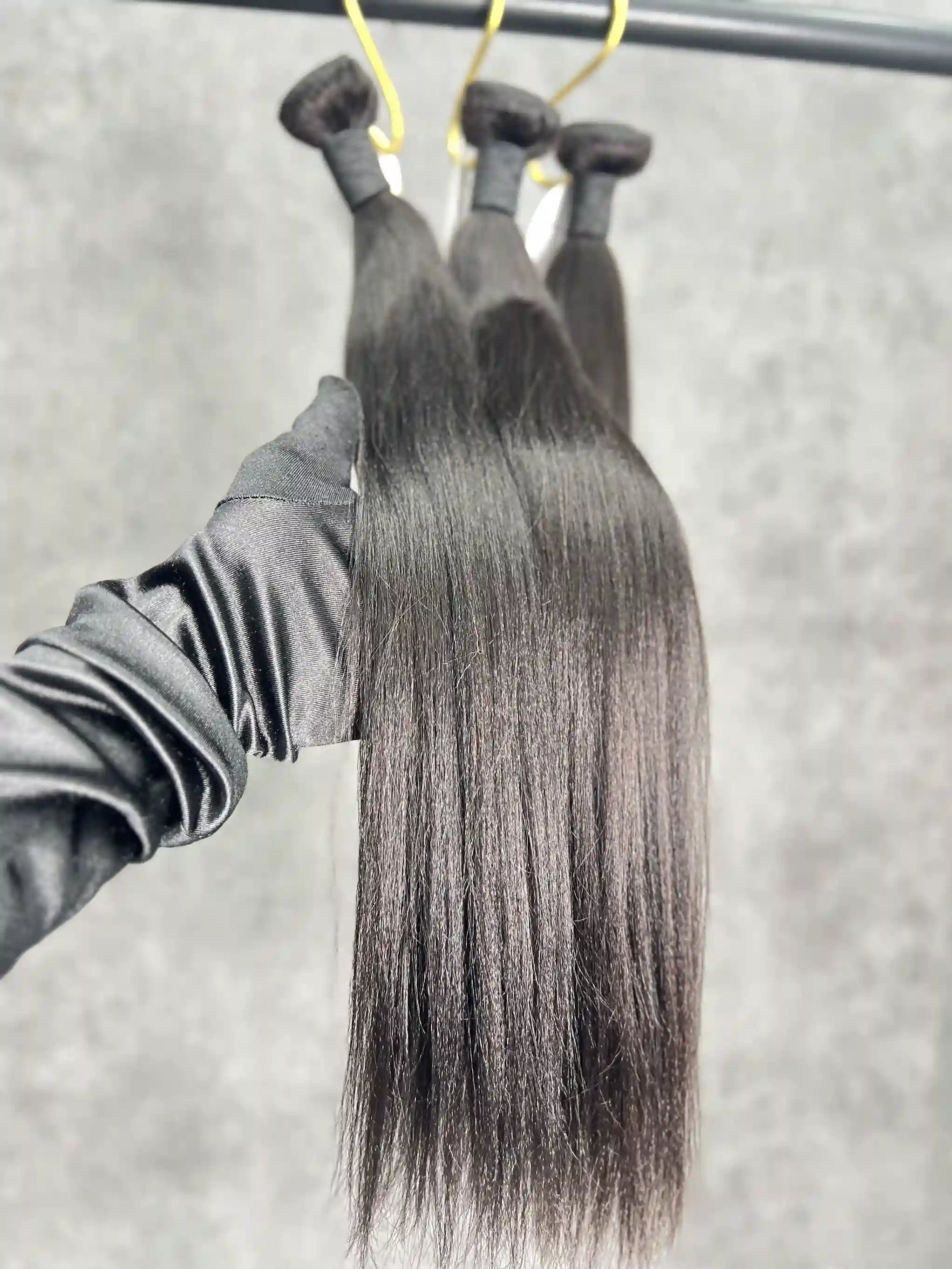 3PCS Yaki Straight Top Virgin Hair Bundles | 12–30 Inch |  Boruihair |  100% Human Hair