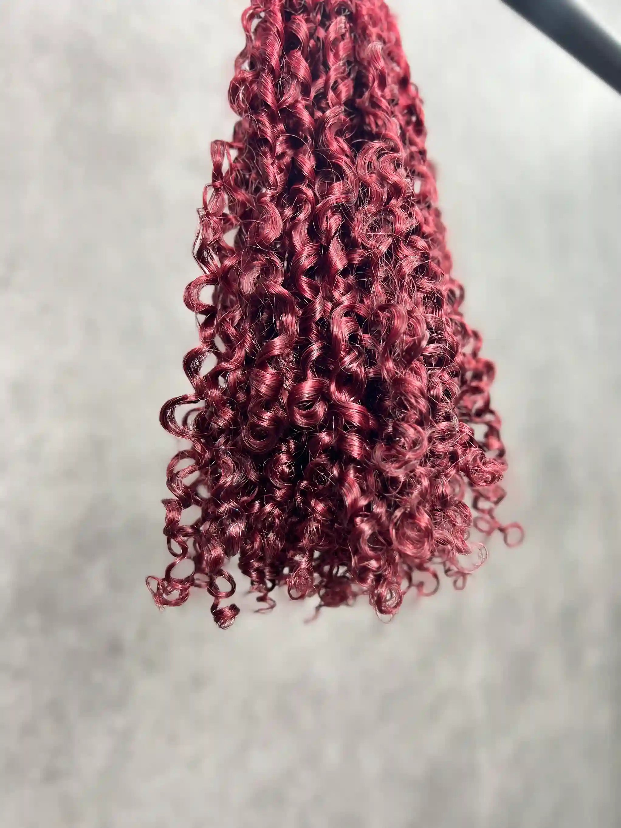 1PC Color 99J Pixie Curly SDD Hair Bundles | 12–30 Inch | Boruihair | 100% Human Hair