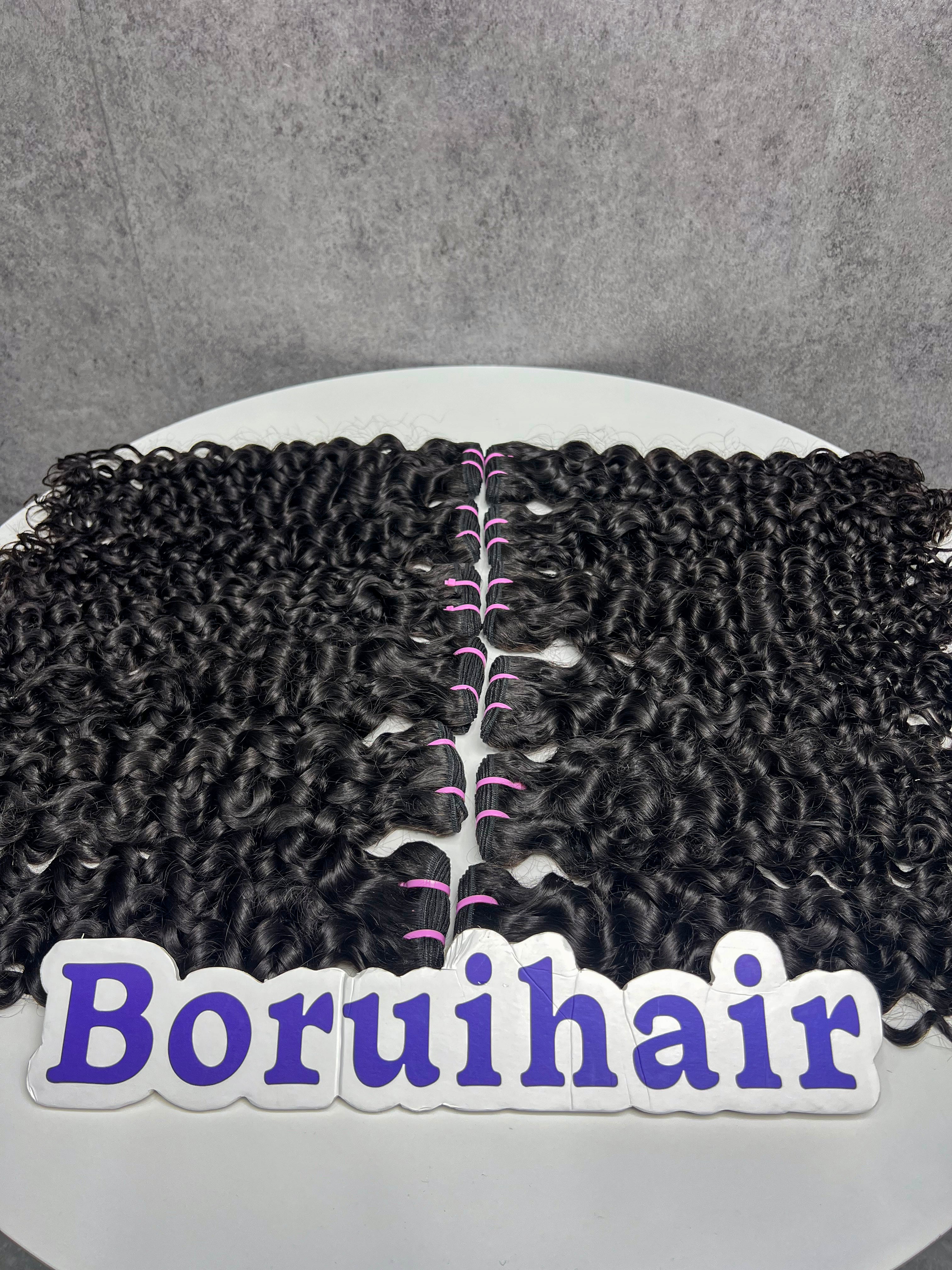 3PCS Water Wave Top Virgin Hair Bundles | 12–30 Inch |  Boruihair |  100% Human Hair