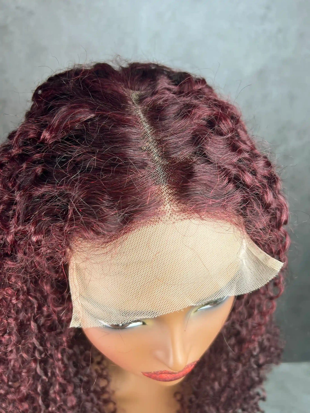 Pixie Curly SDD 99J Colorful Closure Lace Wig BoruiHair| 5x5 Closure & 13x4 Frontal| 100% Human Hair