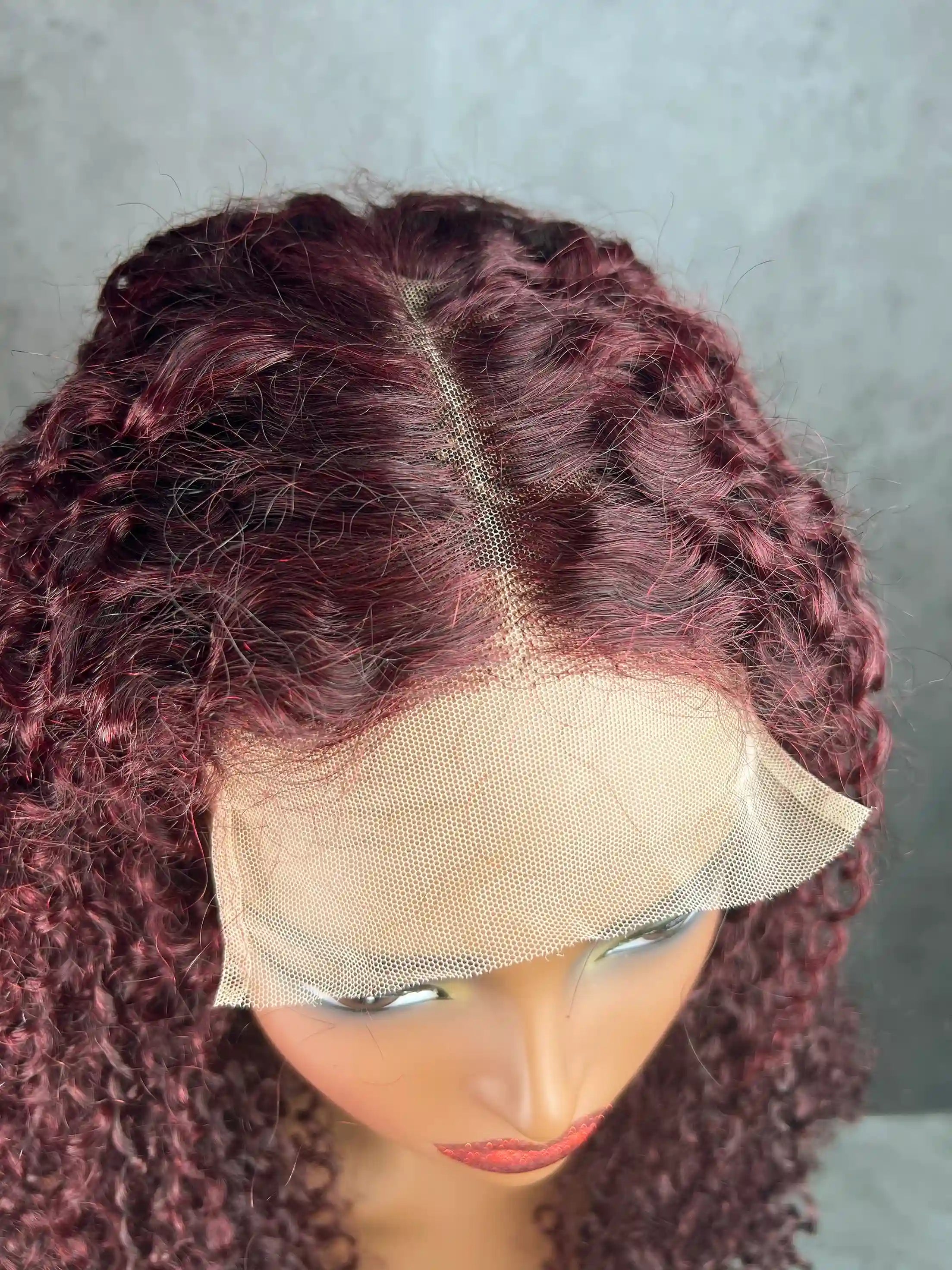 Pixie Curly SDD 99J Colorful Closure Lace Wig BoruiHair| 5x5 Closure & 13x4 Frontal| 100% Human Hair