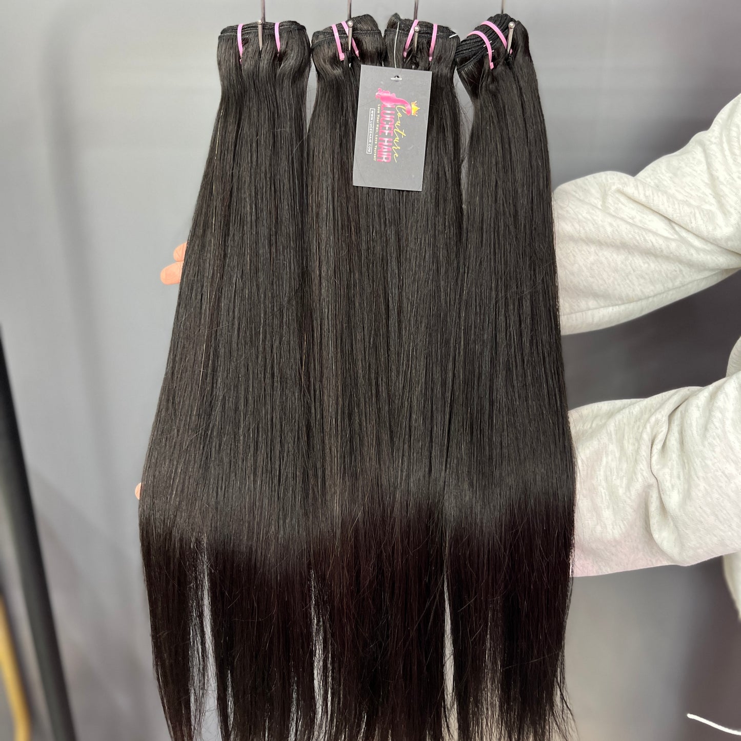 Luceehair 3/4PCS 12A Burmese Mink Hair Straight Bundles