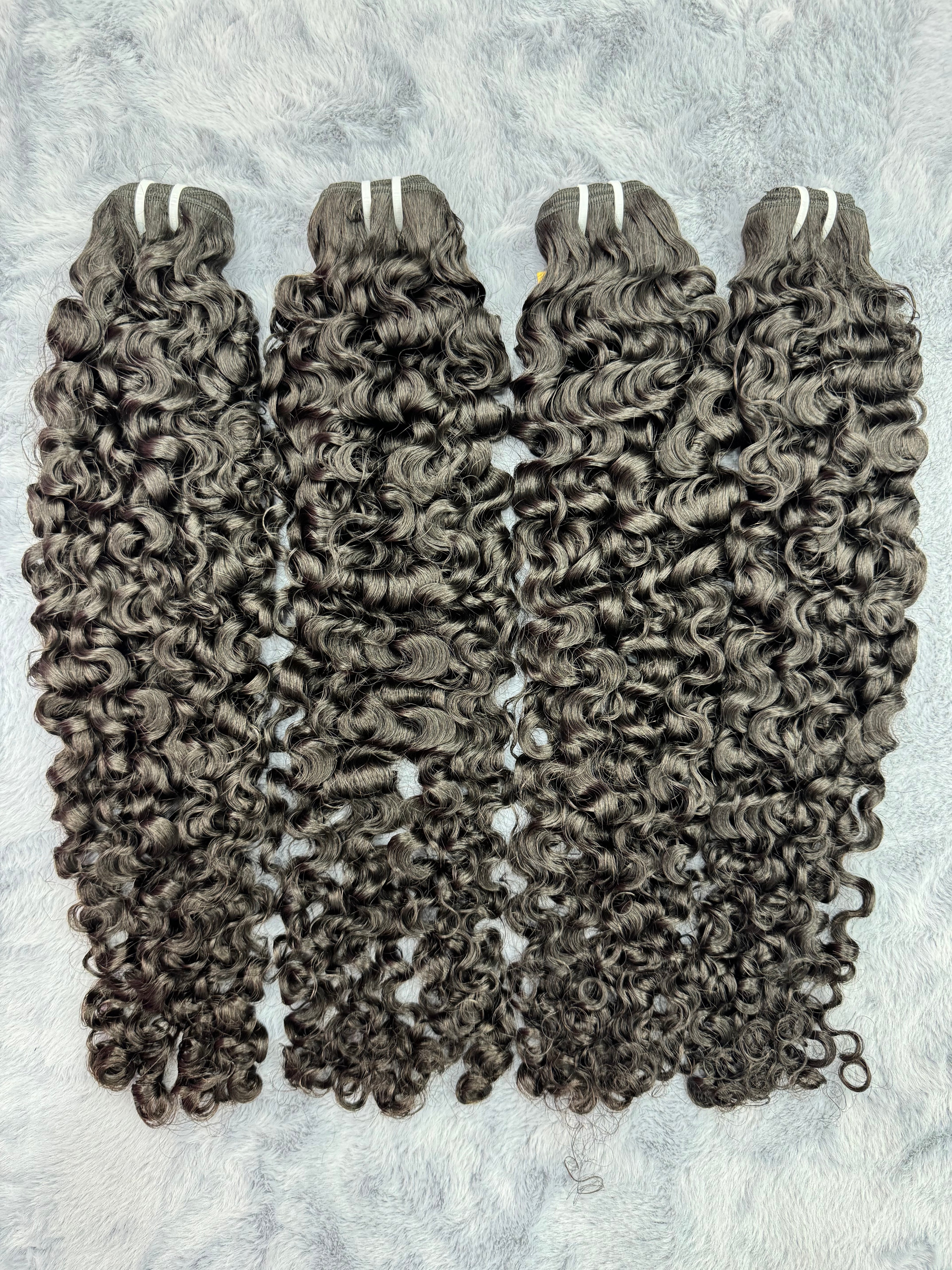 4PCS Burmese Curly B Top Vrigin Hair Bundles | 12–30 Inch | Boruihair | 100% Human Hair