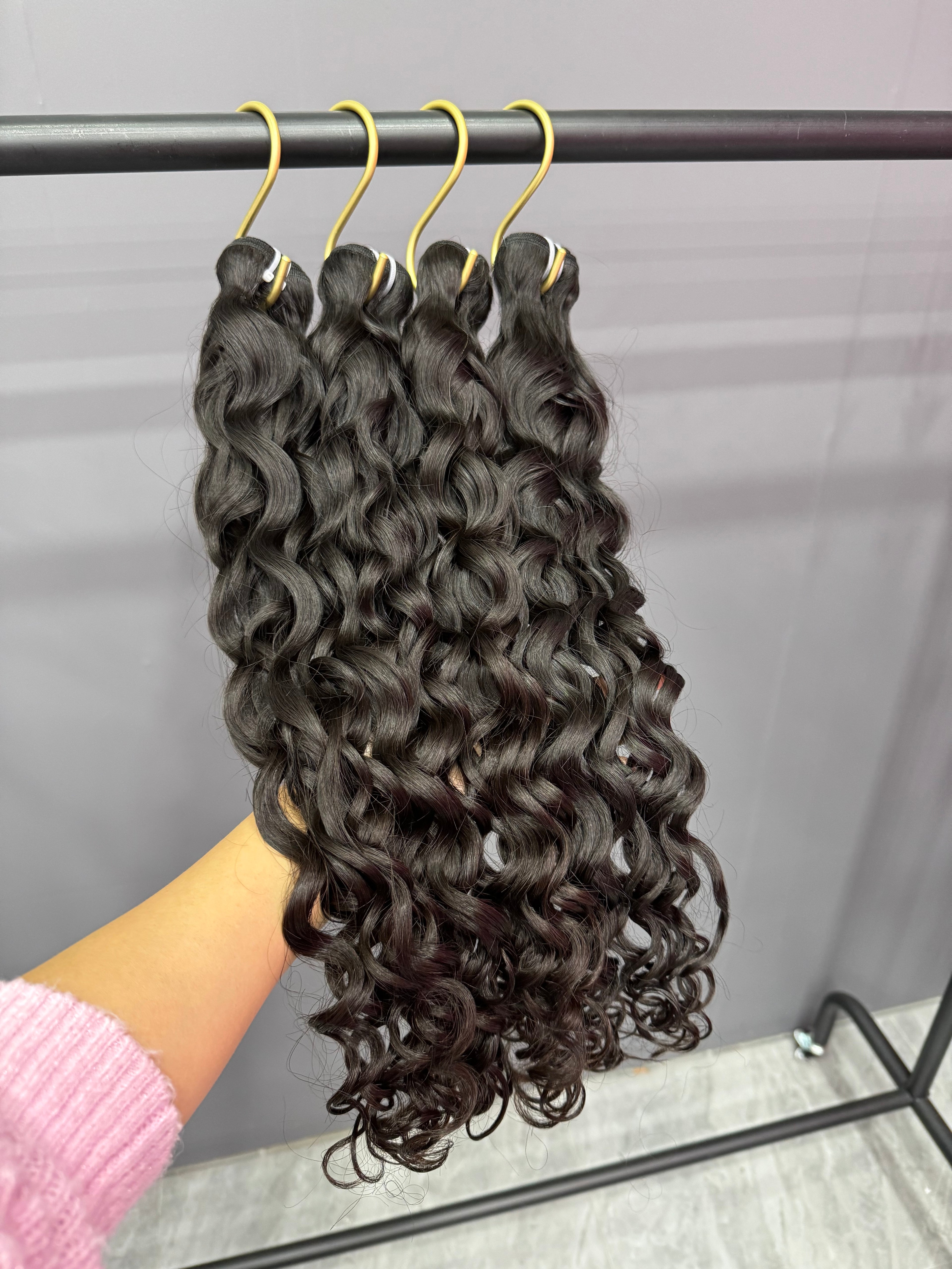 4PCS Water Wave Top Raw Hair Bundles | 12–30 Inch |  Boruihair | 100% Human Hair
