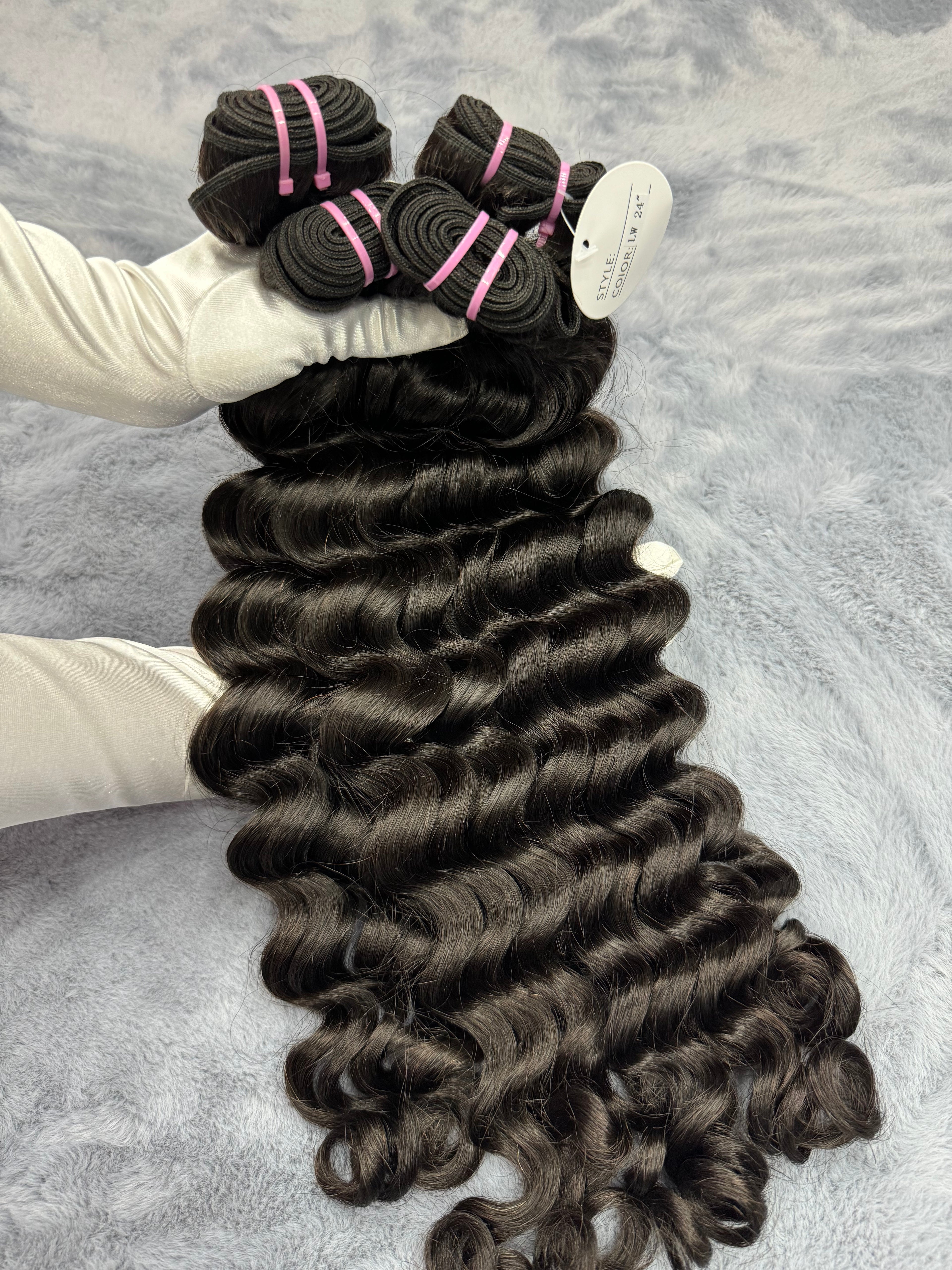 4PCS Loose Deep Top Vrigin Hair Bundles | 12–30 Inch |Boruihair | 100% Human Hair
