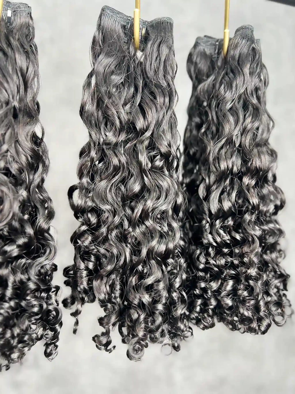 3PCS Super Double Drawn Romantic Curl Burmese Hair Bundles | 12–24 Inch | Boruihair | 100% Human Hair