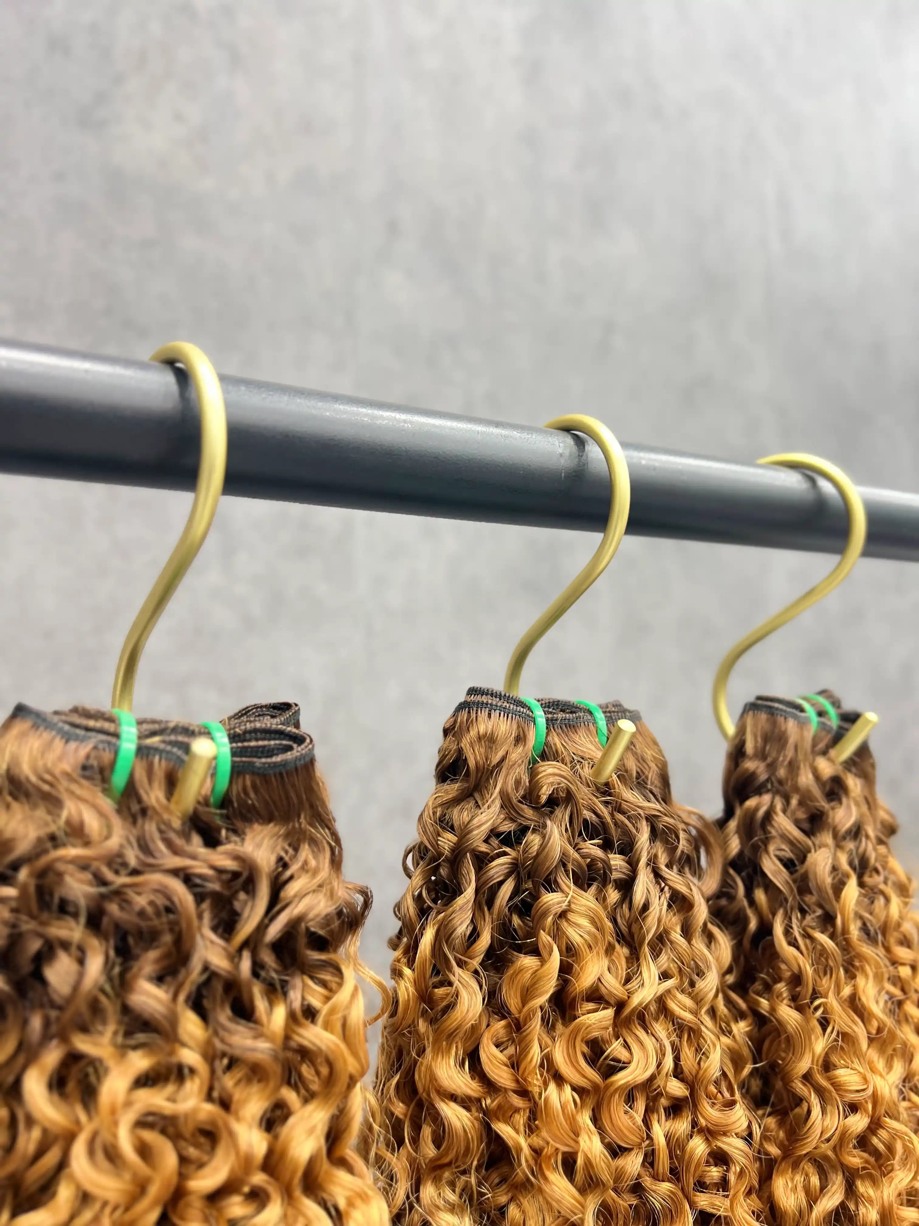 3PCS Super Double Drawn Color T4/27 Pixie Curly Hair Bundles | 12–30 Inch |  Boruihair | 100% Human Hair