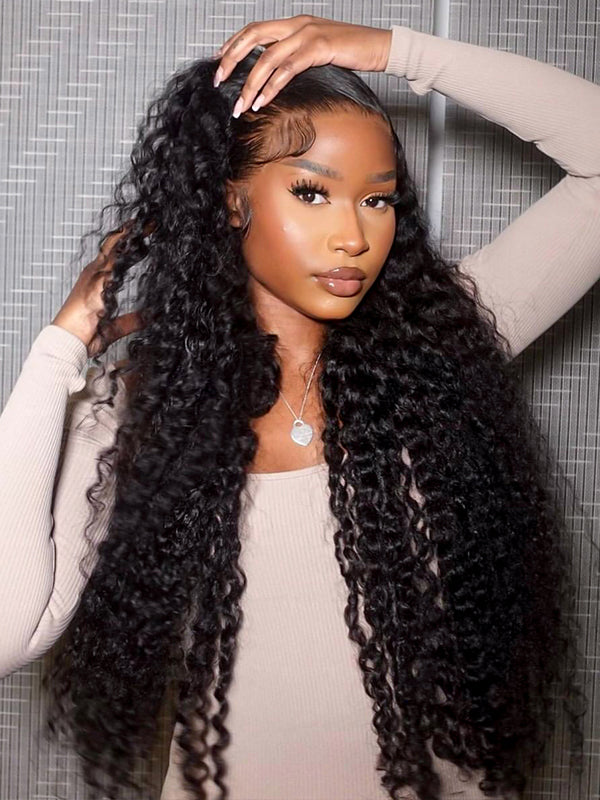 13x6 Deep Curly Glueless Lace Wig | HD Lace & Transparent Lace | 200% & 250% Density | Boruihair 100% Human Hair