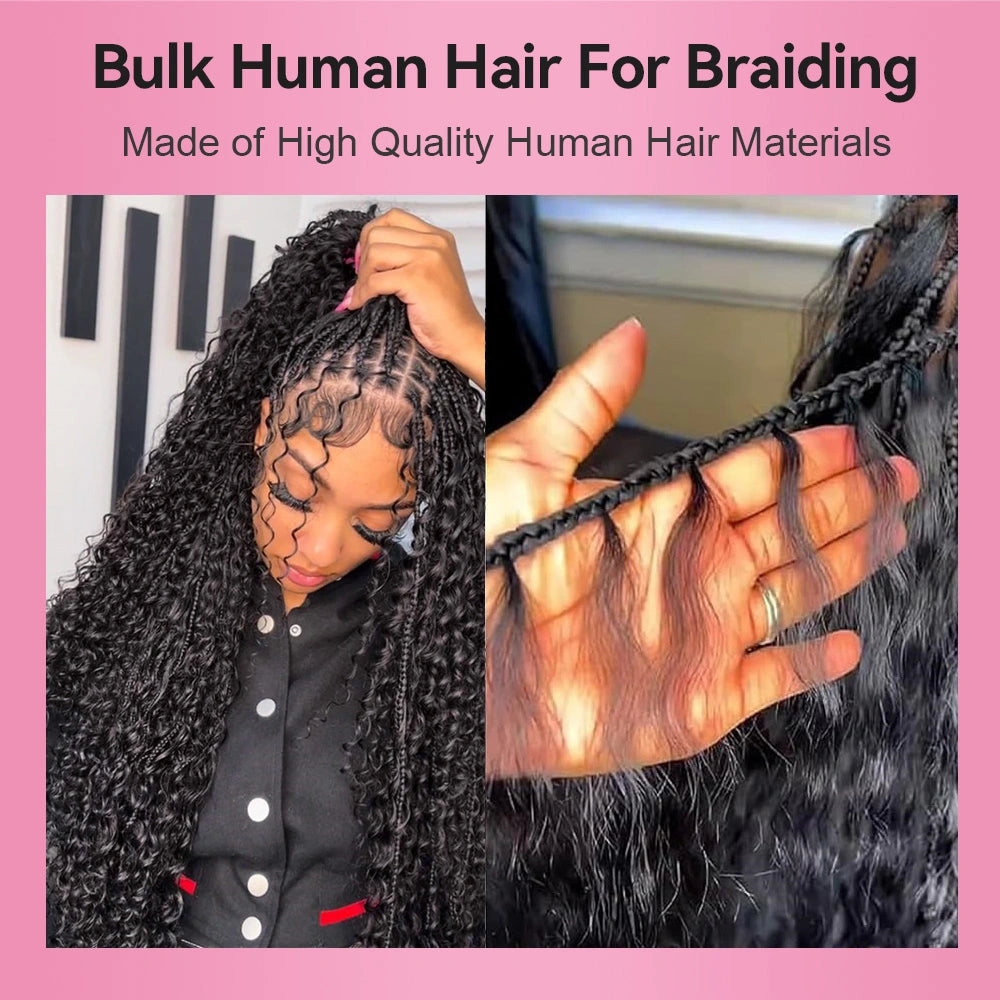 Deep Wave Best Human Hair For Braiding BORUIHAIR
