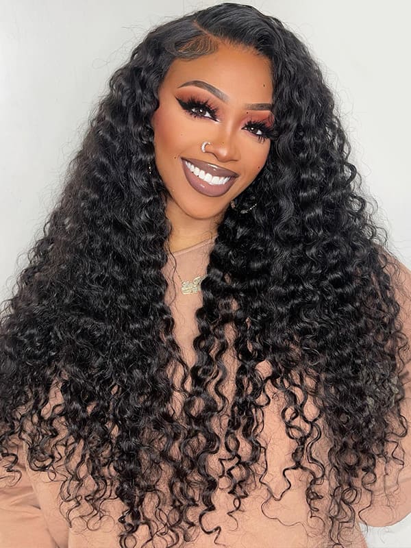 13x6 Deep Curly Glueless Lace Wig | HD Lace & Transparent Lace | 200% & 250% Density | Boruihair 100% Human Hair