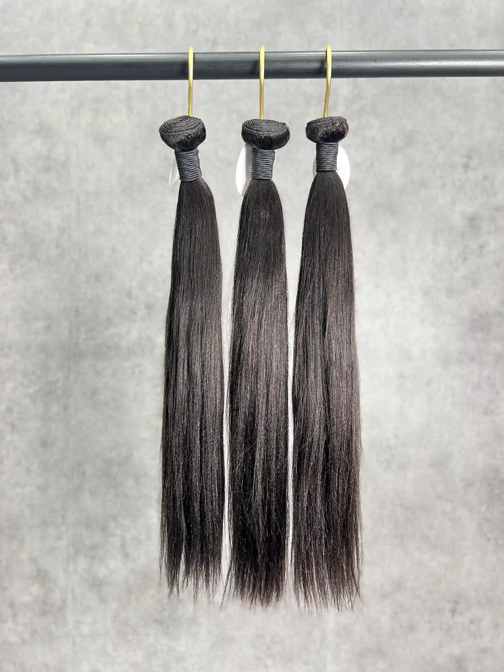 3PCS Yaki Straight Top Virgin Hair Bundles | 12–30 Inch |  Boruihair |  100% Human Hair