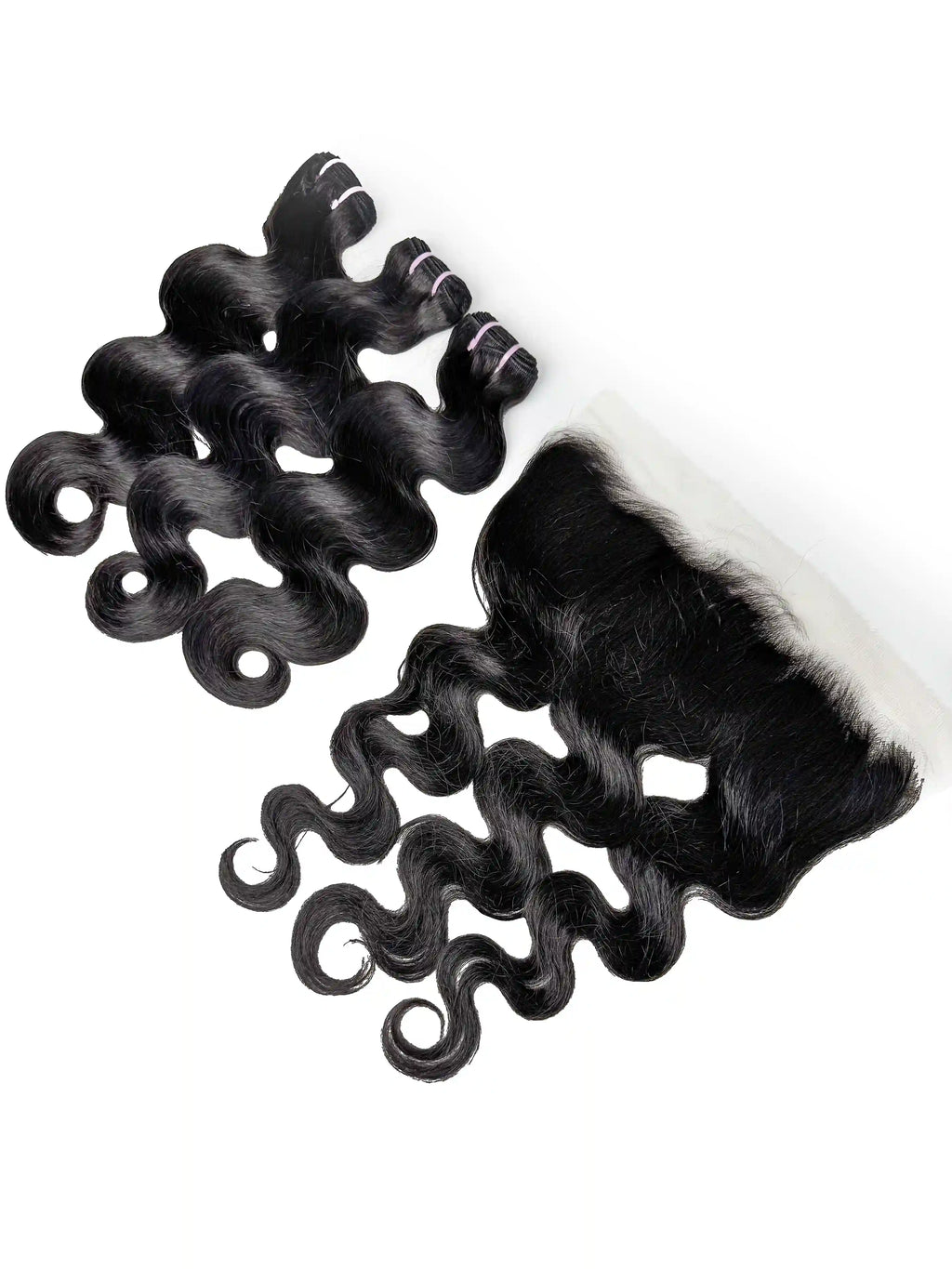 Body Wave 3PCS Bundles & 1PC 13x4 Lace Frontal | Transparent & HD Lace | 100% Human Hair | Top Virgin Hair