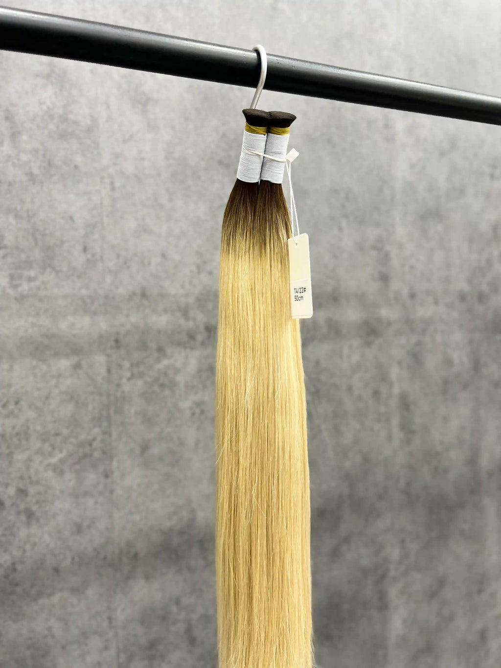 20 Inch T-Shaped Straight Hair With Two-Tone Ends For Hair Extensions And Braids | No Weft | 100% Human Hair