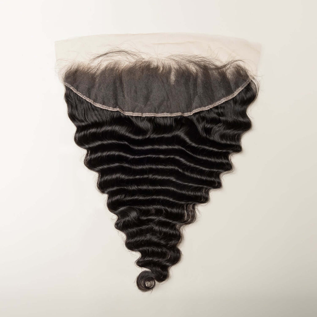 Deep Wave Lace 13x4 Frontal | 12–22"| 100% Human Hair | Transparent & HD Lace | Boruihair