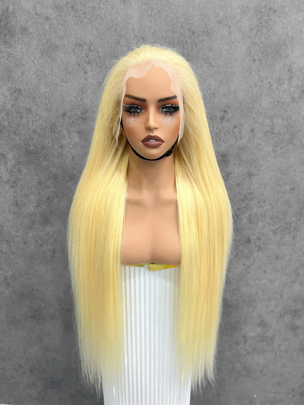 250% Top Raw Hair Blonde 613# Straight HD Lace Color Wig | 13x4,13x6 Frontal | 100% Human Hair | Boruihair