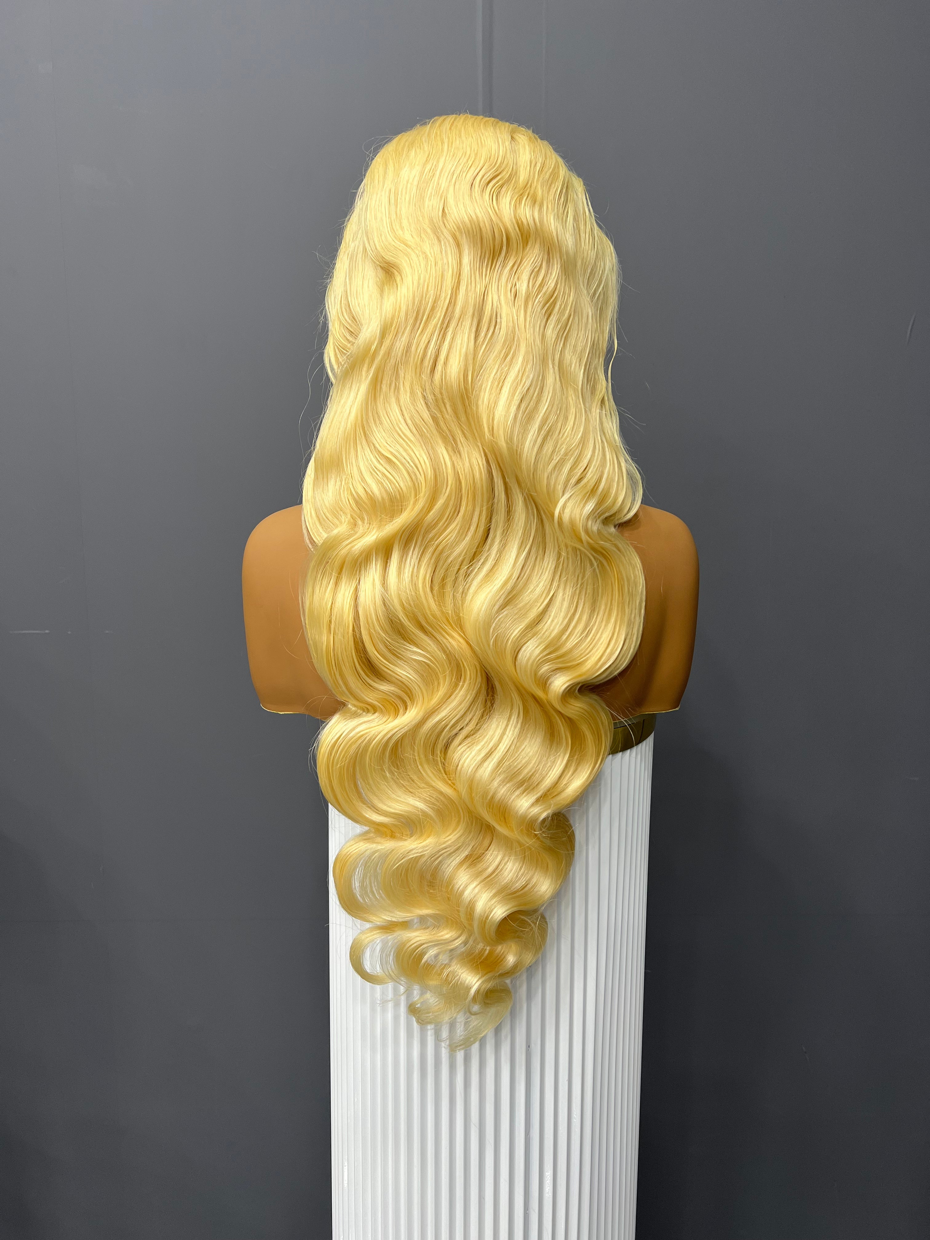 #613 Blonde 13X4 13X6 HD Lace Frontal Wigs Body Wave 200% Density  Lace Frontal Wigs