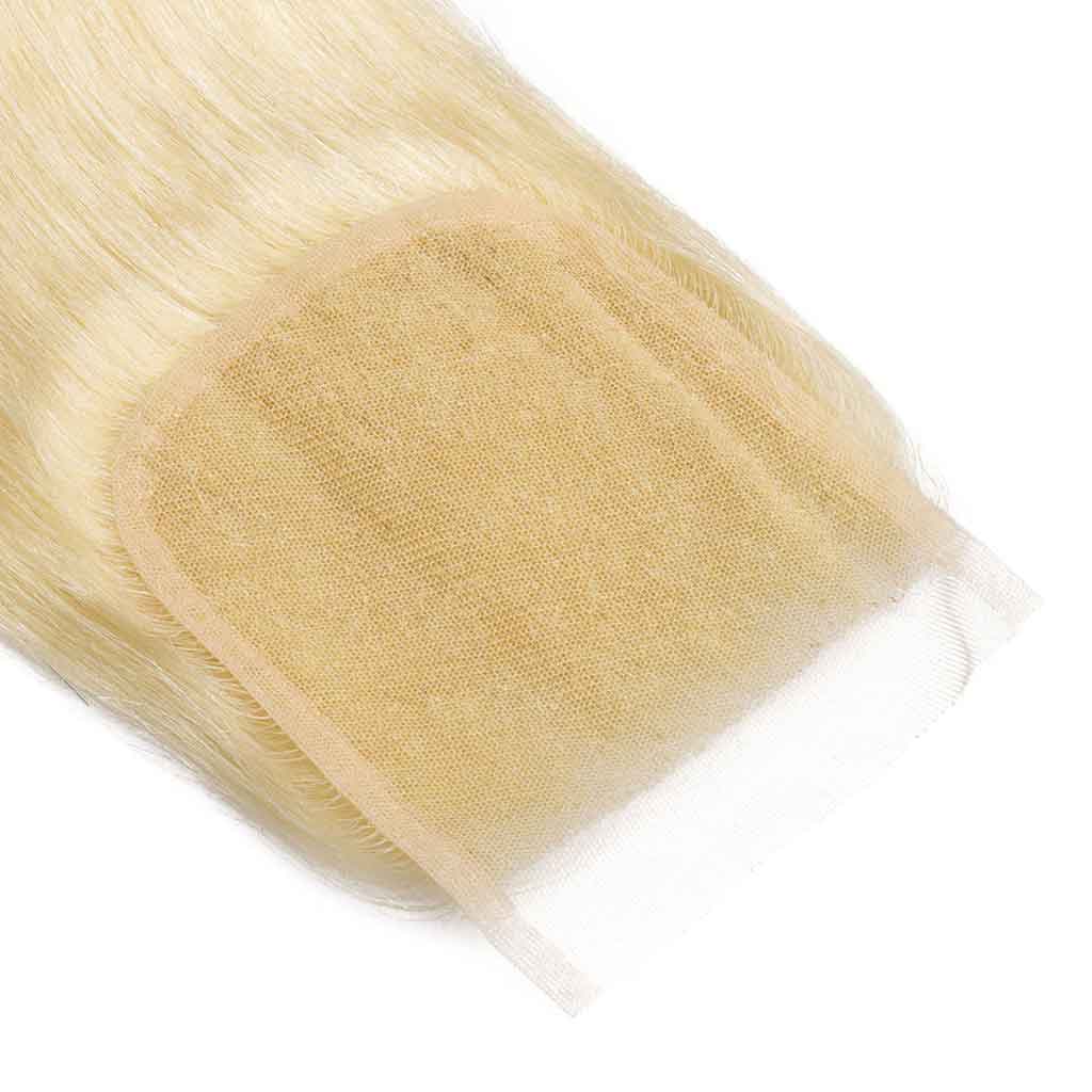 12A Brazilian Straight 613 Blonde Lace Closure