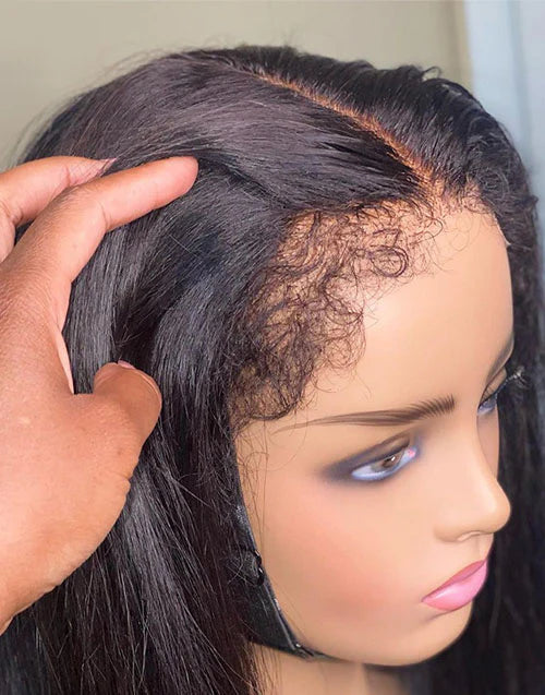 4C Edges Baby Hair Lace Wig | 13x4 & 13x6 HD Lace Frontal Wig| Natural Hairline Body Wave Wig