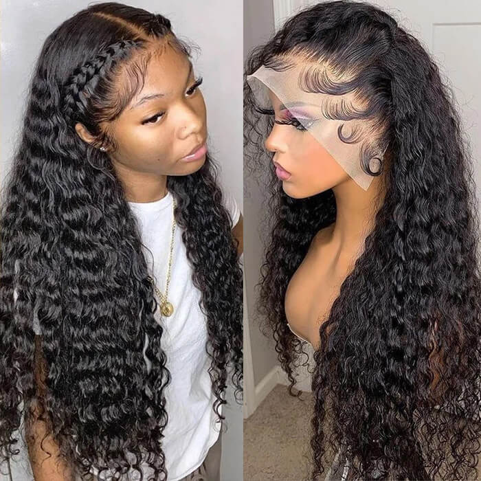 13x4 Deep Curly Glueless Lace Wig | HD Lace & Transparent Lace | 200% & 250% Density | Boruihair 100% Human Hair