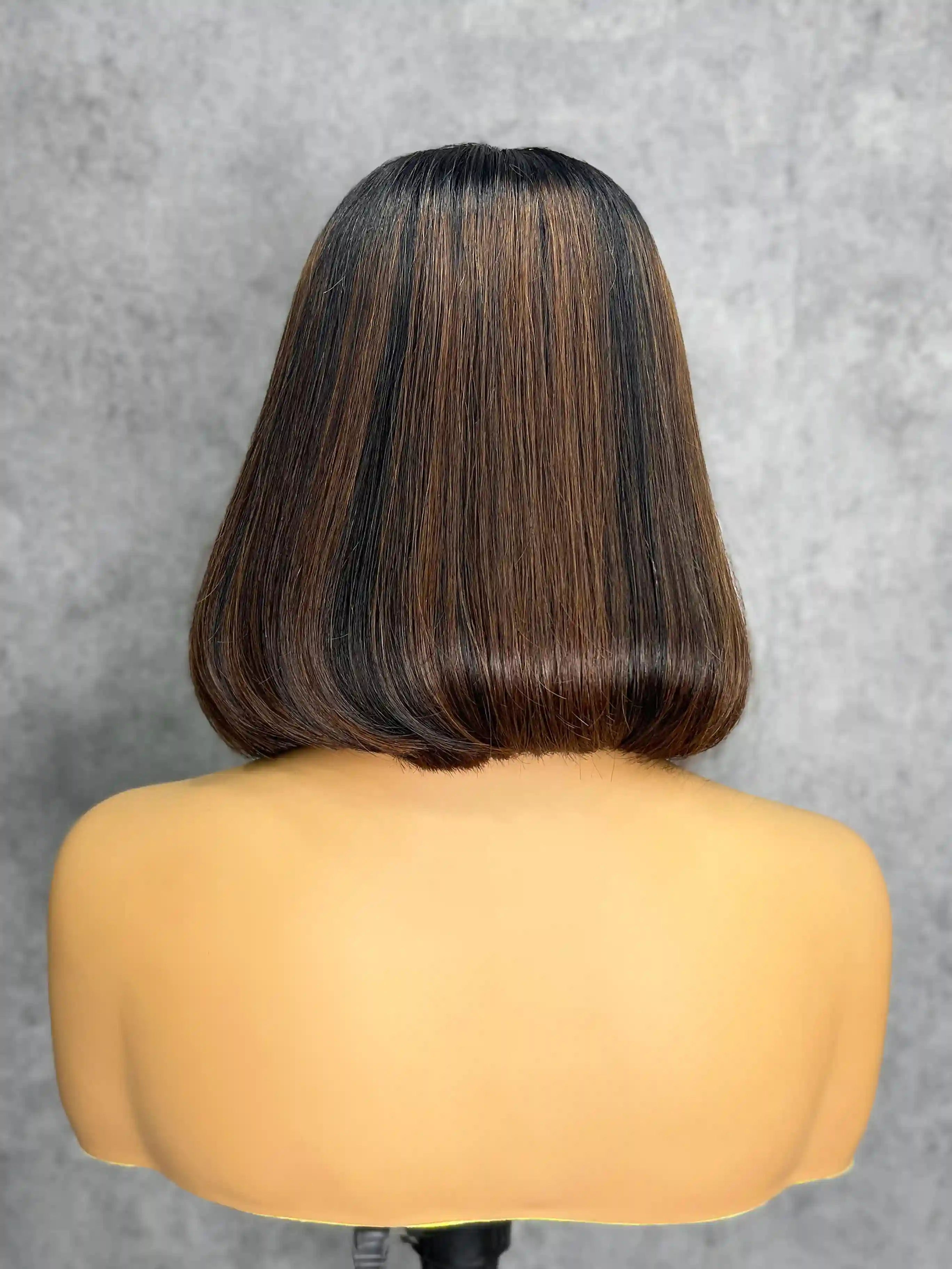 2x6 Lace Bob Human Hair Wig With Bangs Vietnamese Lace Straight Colorful Wig| 2x6 Transparent Closure | 100% Human Hair | Boruihair