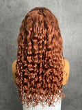 200% Density 33# Water Wave HD Frontal Lace Color Wig | 13x4, 13x6 Frontal | 100% Human Hair