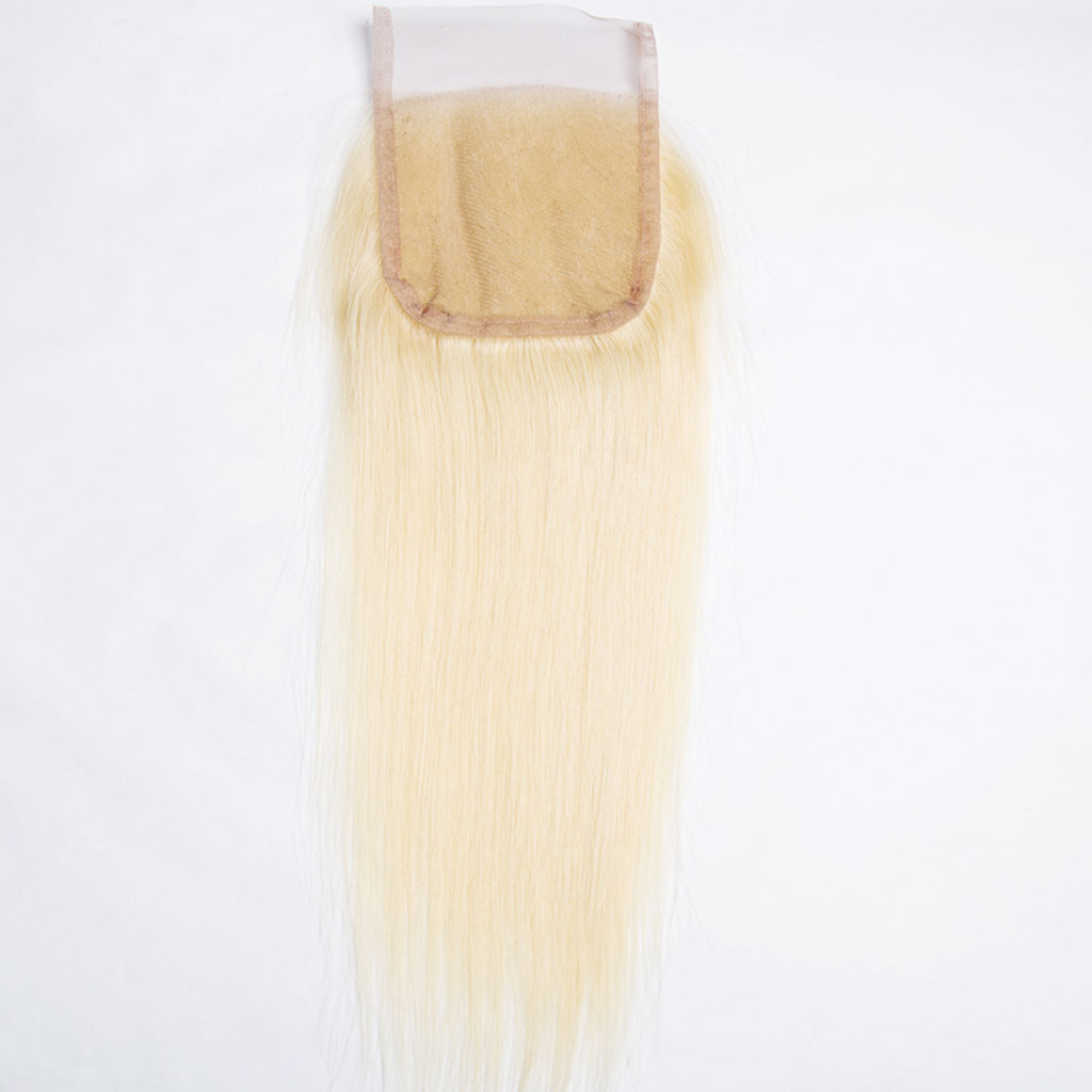 12A Brazilian Straight 613 Blonde Lace Closure