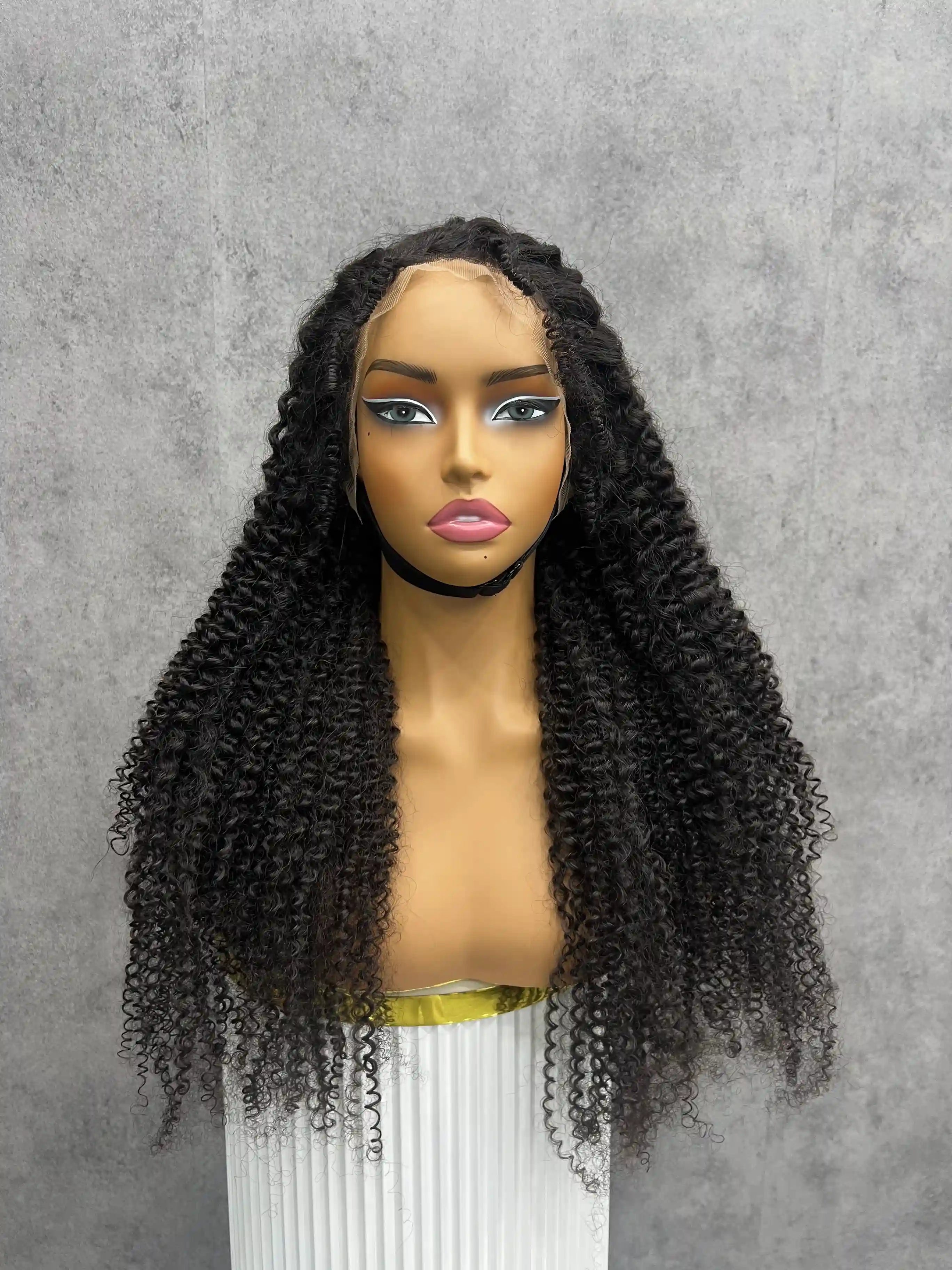 Kinky Curly 250% Density HD Lace Wig | 13x4, 13x6 Frontal | 100% Human Hair | Boruihair
