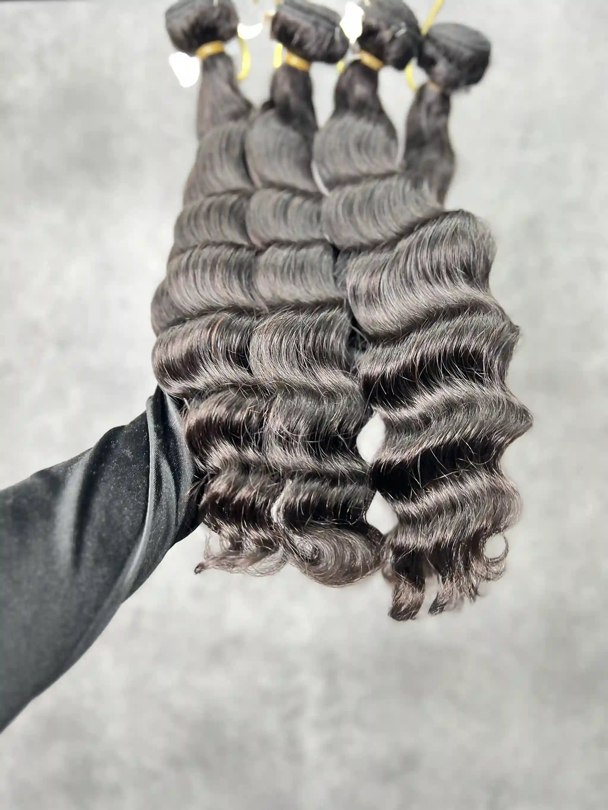 4PCS Indian wavy Top Vrigin Hair Bundles | 12–30 Inch |Boruihair | 100% Human Hair