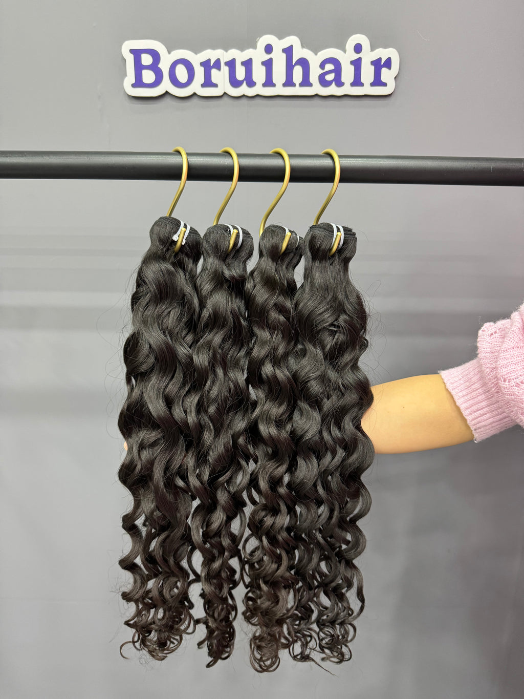 4PCS Water Wave Top Raw Hair Bundles | 12–40 Inch |  Boruihair | 100% Human Hair