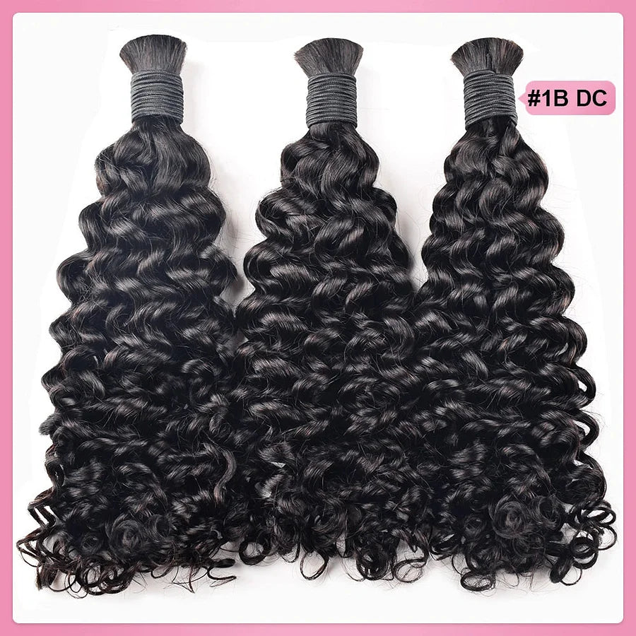 Best Human Hair For Boho Braids Deep Curly BORUIHAIR