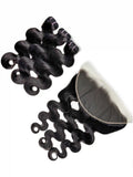 Body Wave 3PCS Bundles & 1PC 13x6 Lace Frontal | Transparent & HD Lace | 100% Human Hair | Top Virgin Hair