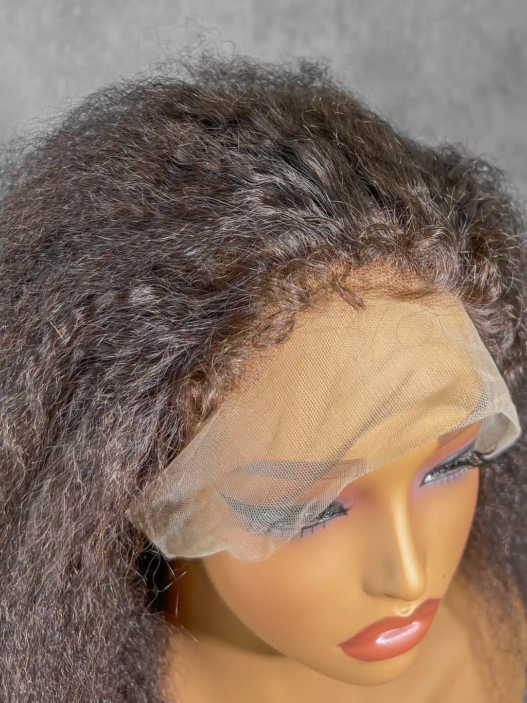 4C Baby Hairline Kinky Straight 250% Density | 360 HD Lace Wig| 100% Human Hair | Boruihair