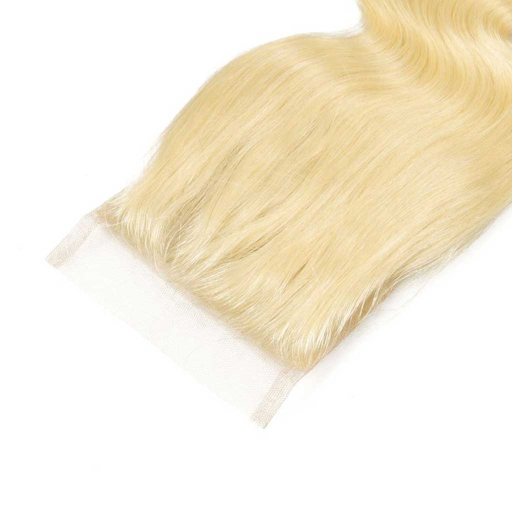12A Brazilian Body Wave 613 Blonde Lace Closure