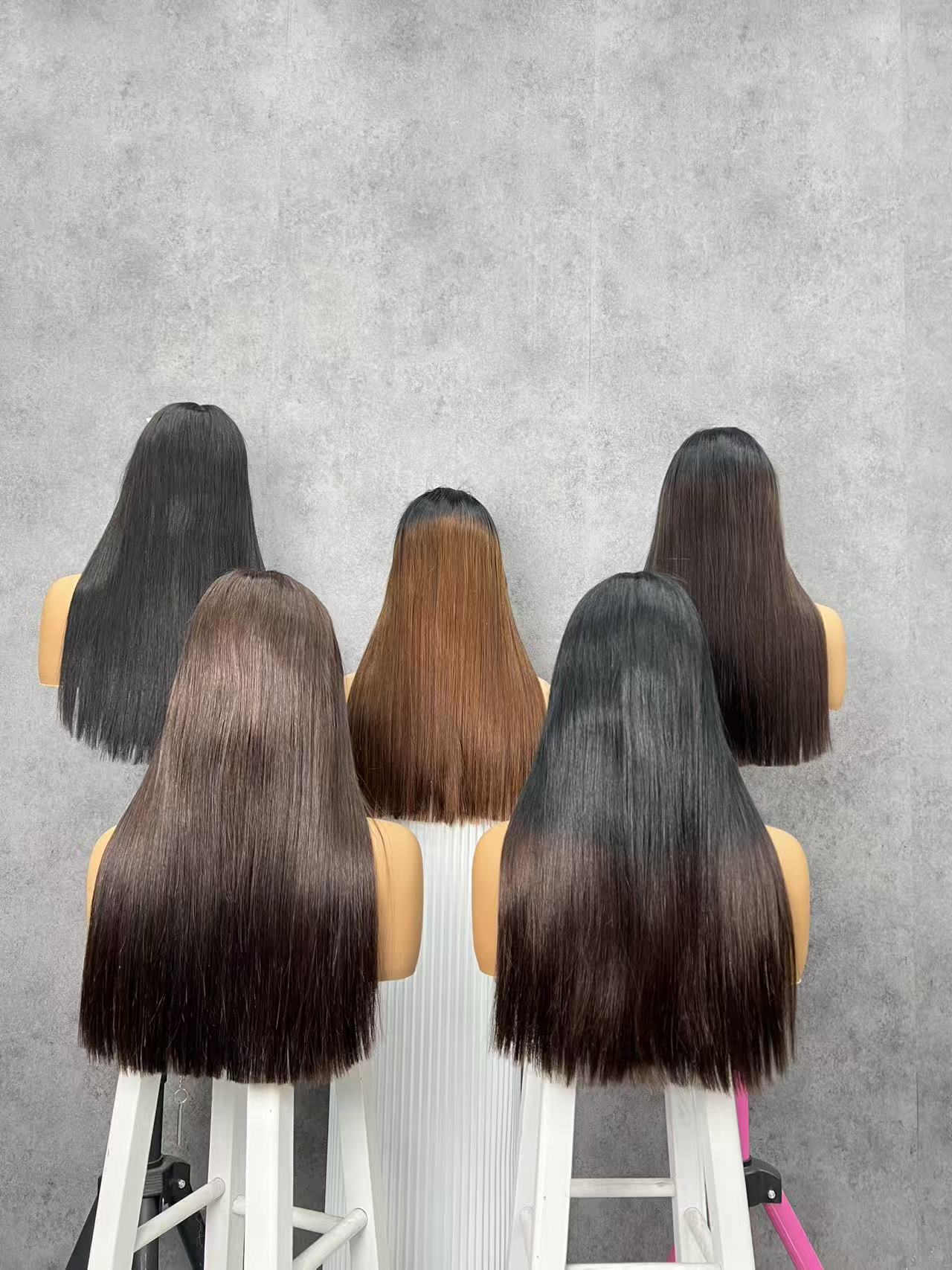 Bone Straight SDD Colorful BOB Wig Transparent Lace Wig BoruiHair | 2x6 Closure | 100% Human Hair