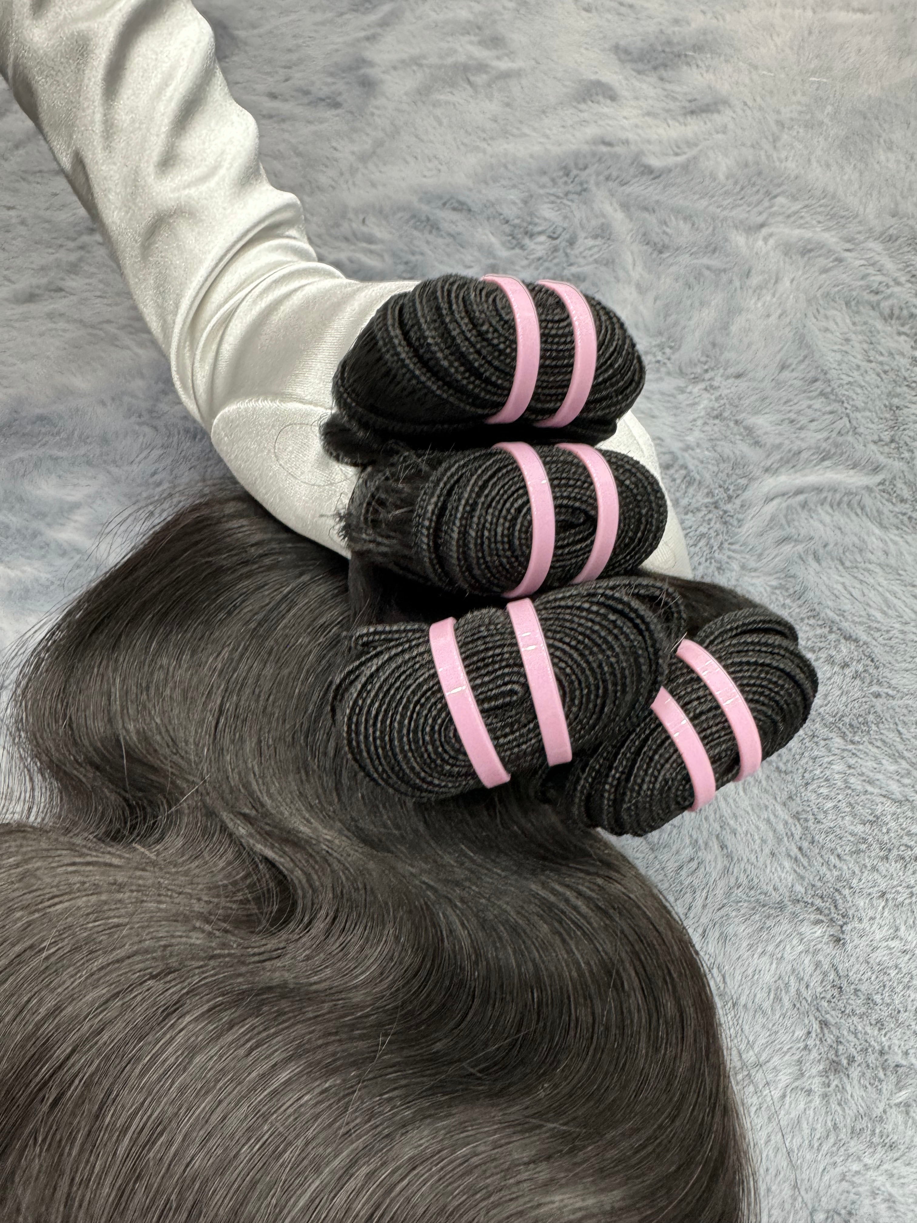 4PCS Body Wave Vietnamese Raw Pro Hair Bundles 100% human hair