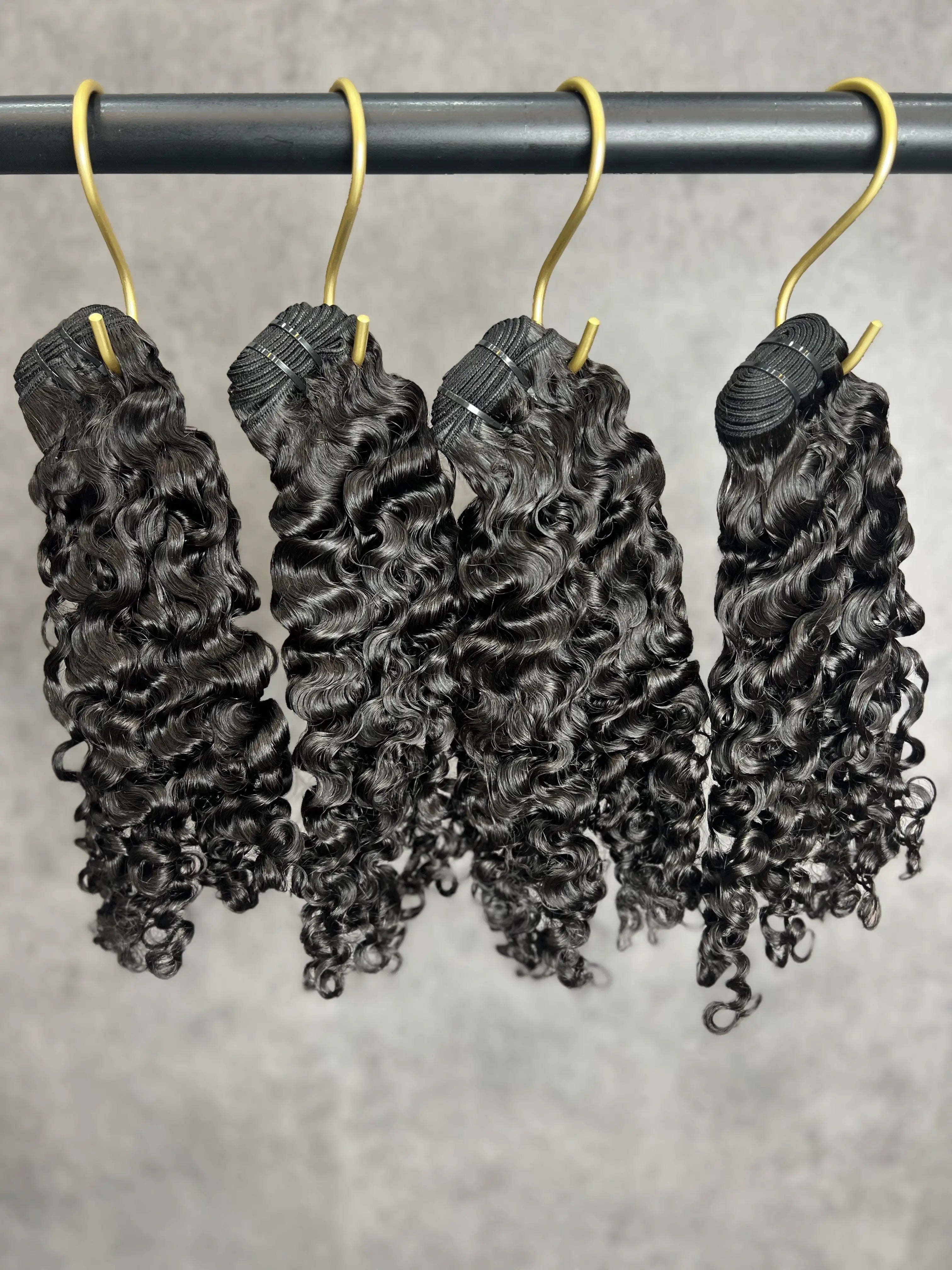 4PCS Burmese Curly B Top Vrigin Hair Bundles | 12–30 Inch | Boruihair | 100% Human Hair